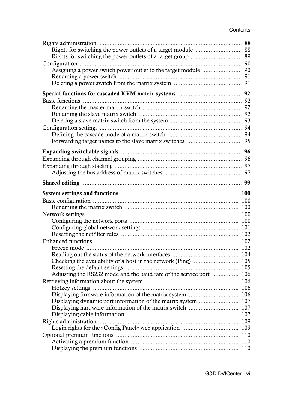 Guntermann & Drunck DVICenter DP16 Configuration and Operation User Manual | Page 7 / 152
