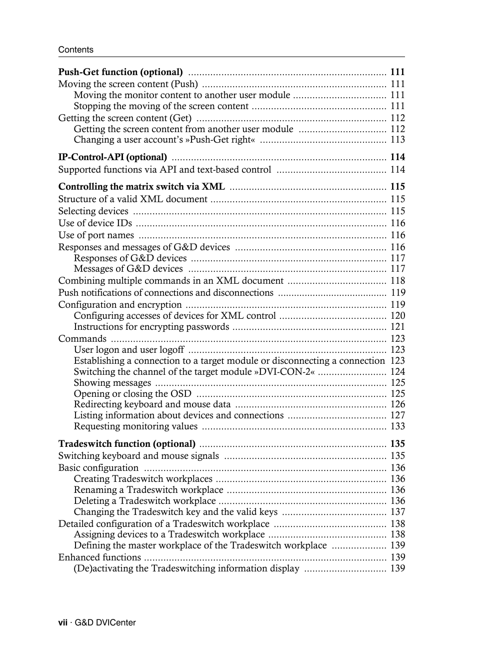 Guntermann & Drunck DVICenter DP16 Configuration and Operation User Manual | Page 8 / 152