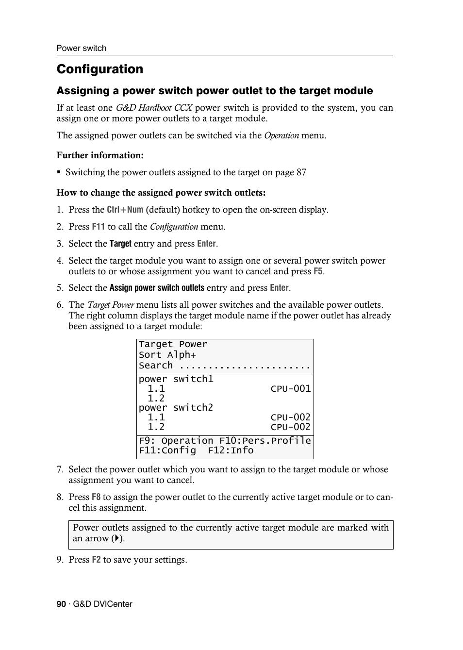 Configuration | Guntermann & Drunck DVICenter DP16 Configuration and Operation User Manual | Page 98 / 152