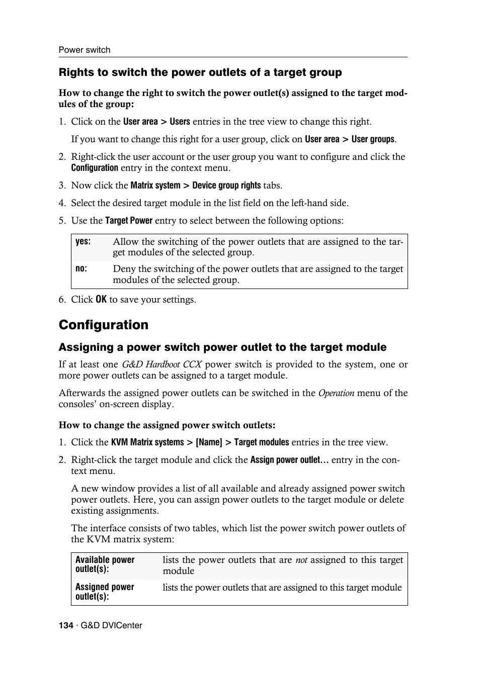 Configuration | Guntermann & Drunck DVICenter DP16 Config Panel User Manual | Page 136 / 196