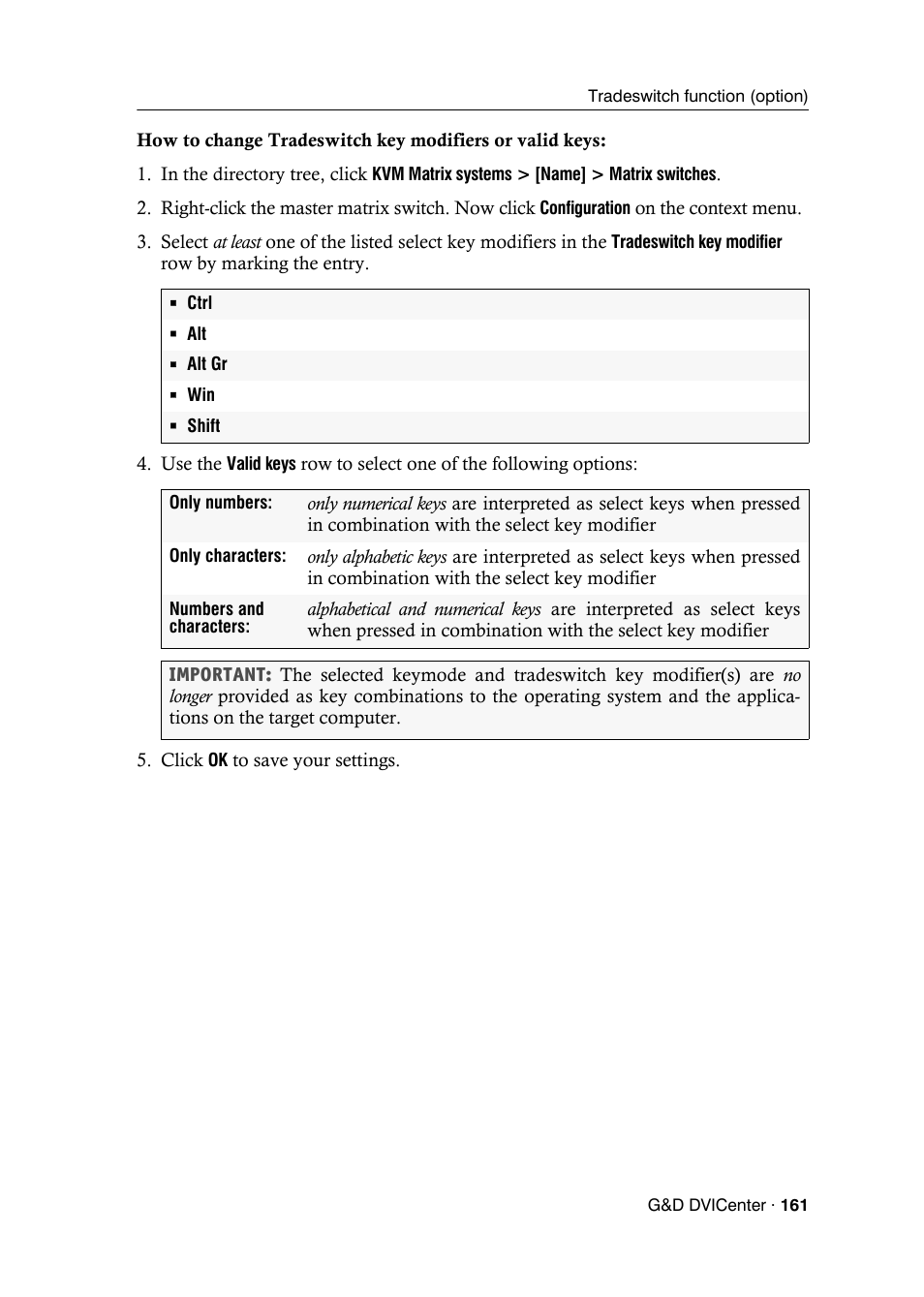 Guntermann & Drunck DVICenter DP16 Config Panel User Manual | Page 163 / 196