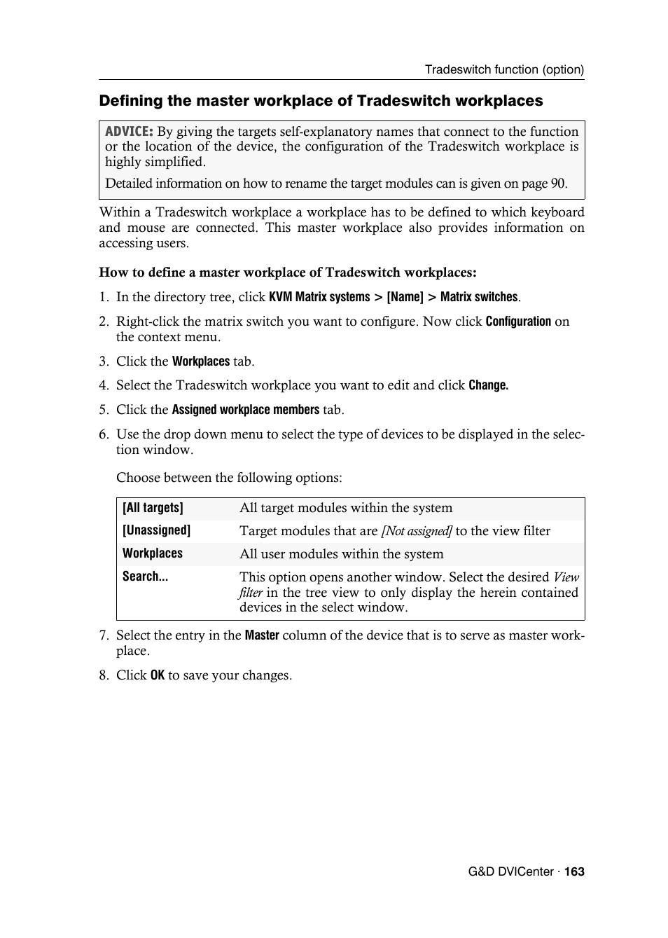Guntermann & Drunck DVICenter DP16 Config Panel User Manual | Page 165 / 196