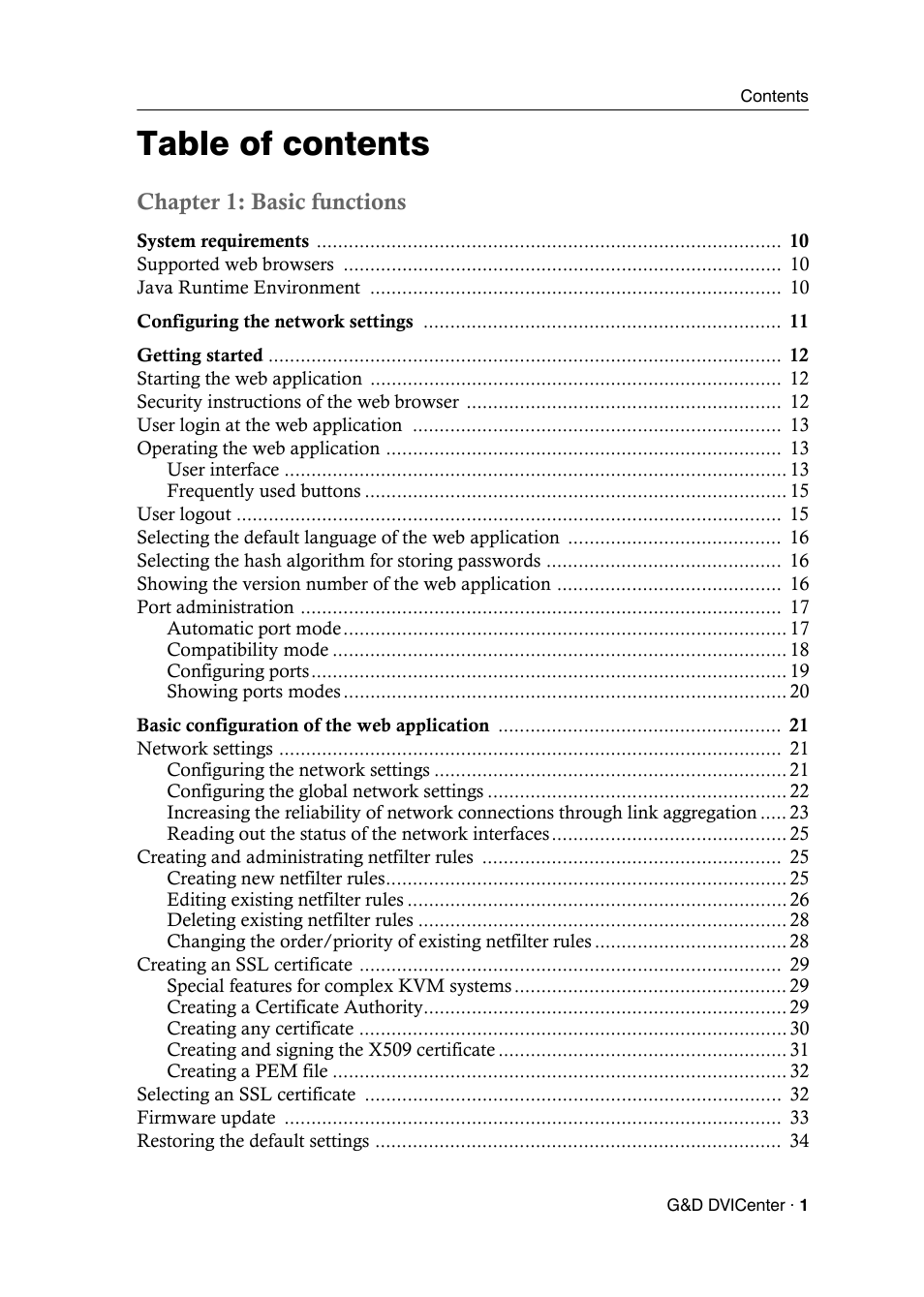 Guntermann & Drunck DVICenter DP16 Config Panel User Manual | Page 3 / 196