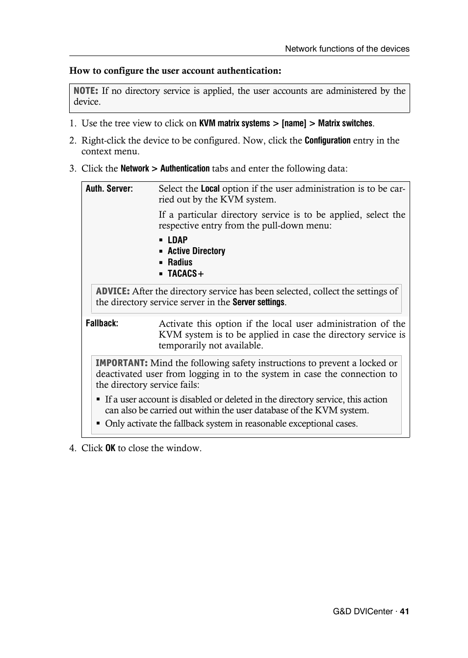 Guntermann & Drunck DVICenter DP16 Config Panel User Manual | Page 43 / 196