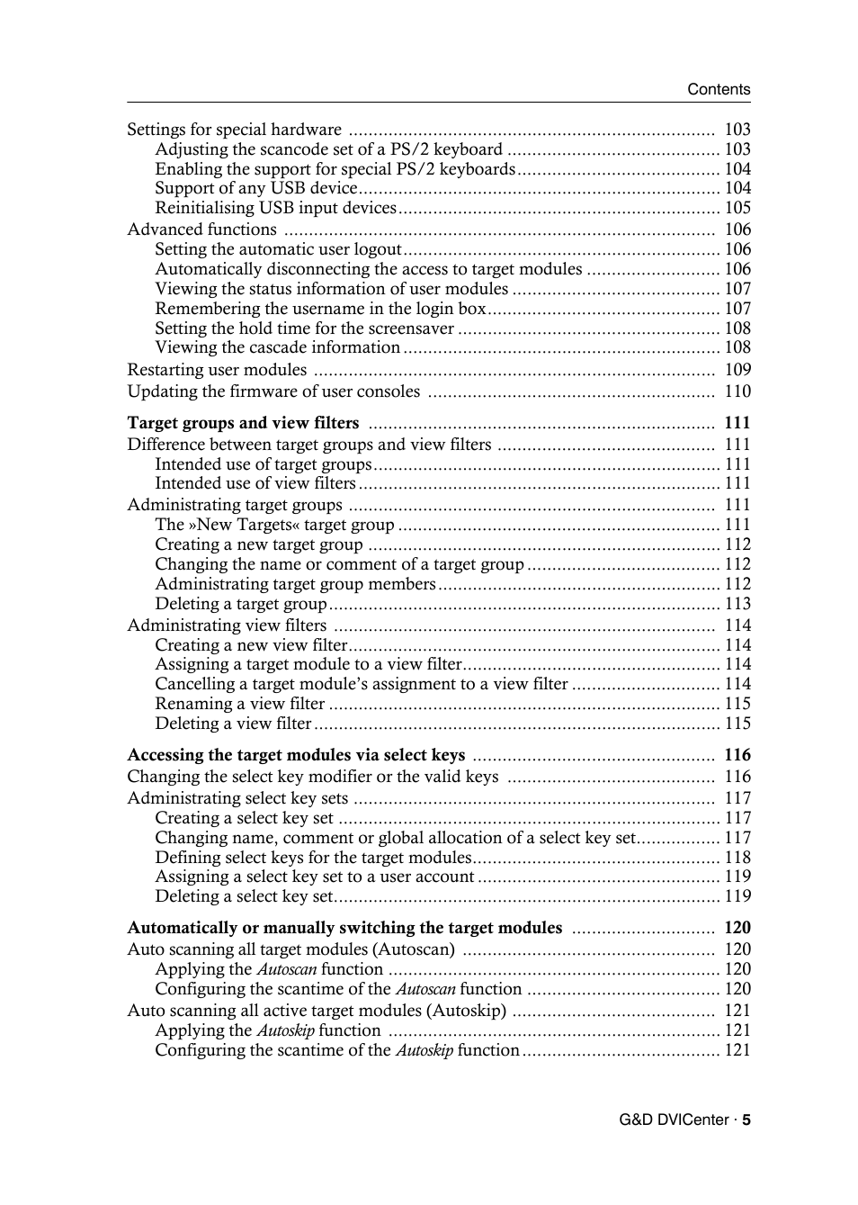 Guntermann & Drunck DVICenter DP16 Config Panel User Manual | Page 7 / 196