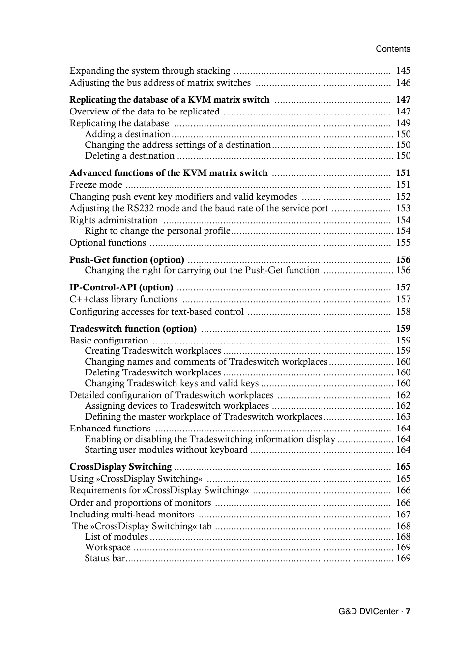 Guntermann & Drunck DVICenter DP16 Config Panel User Manual | Page 9 / 196