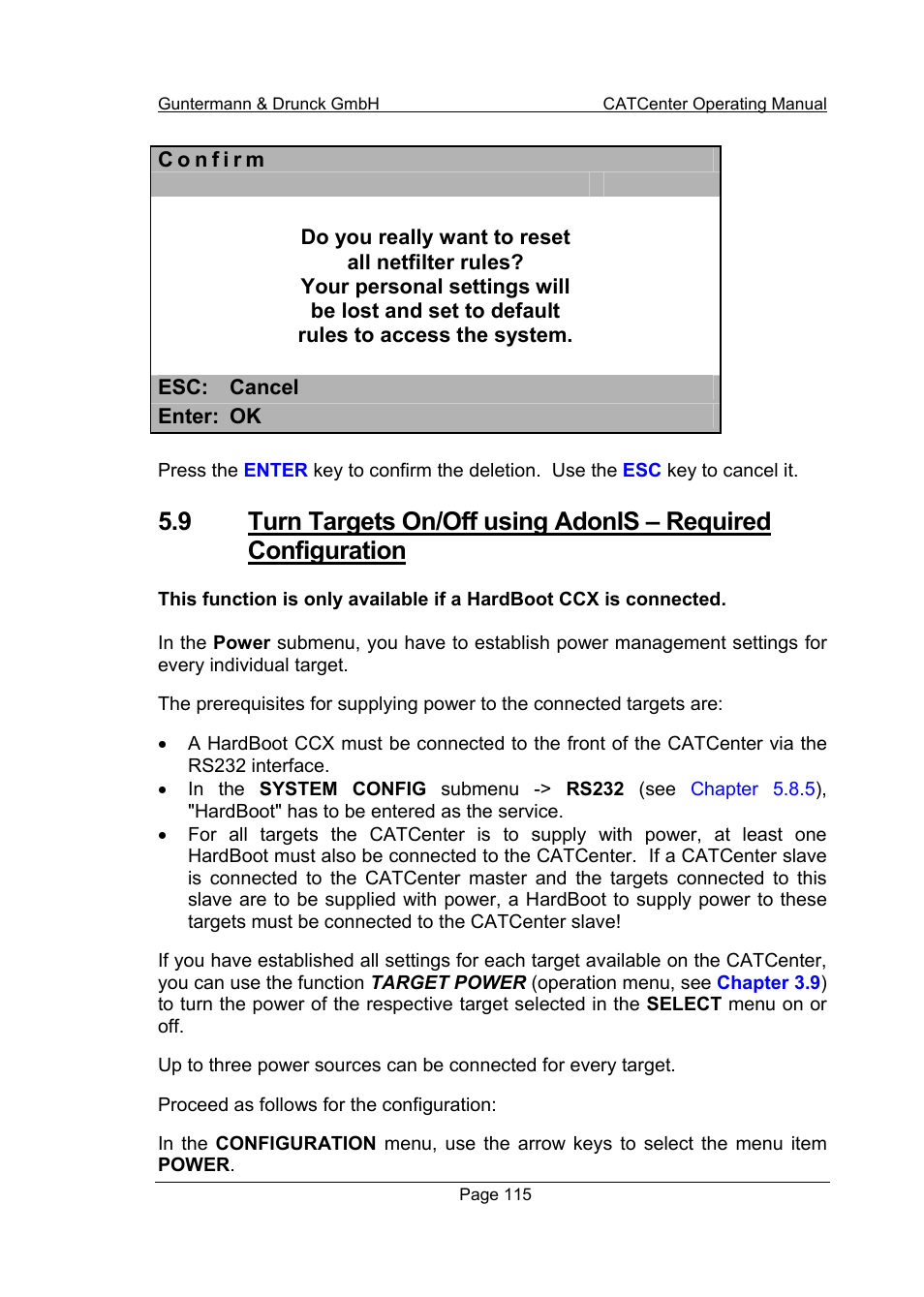 Guntermann & Drunck CATCenter X systems Operation User Manual | Page 115 / 132