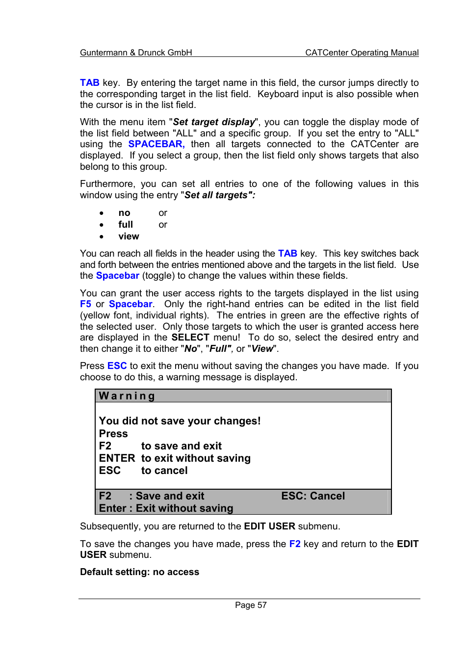 Guntermann & Drunck CATCenter X systems Operation User Manual | Page 57 / 132