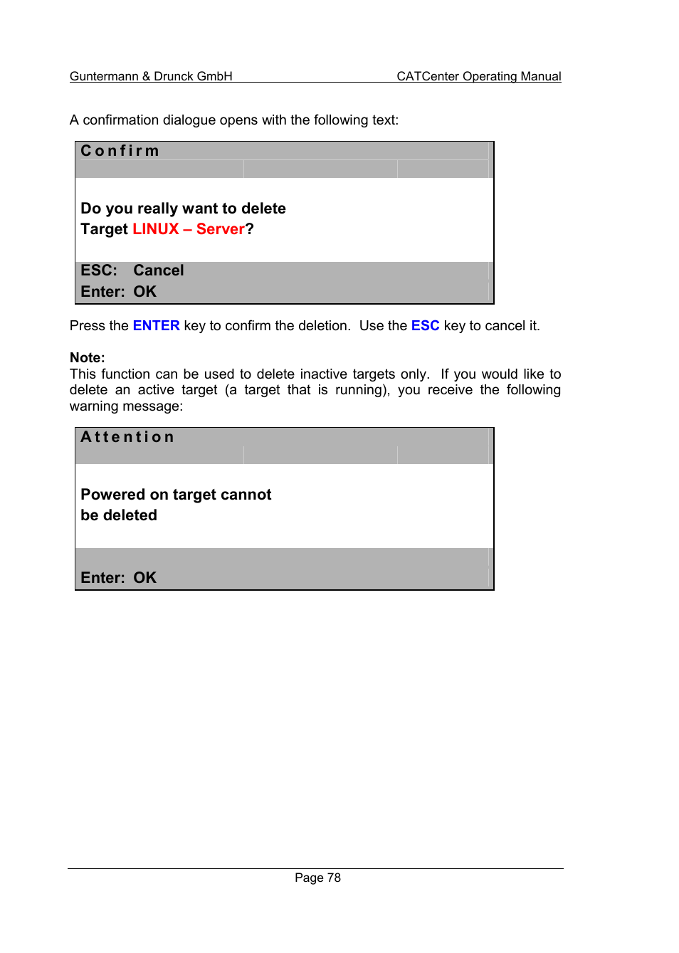 Guntermann & Drunck CATCenter X systems Operation User Manual | Page 78 / 132