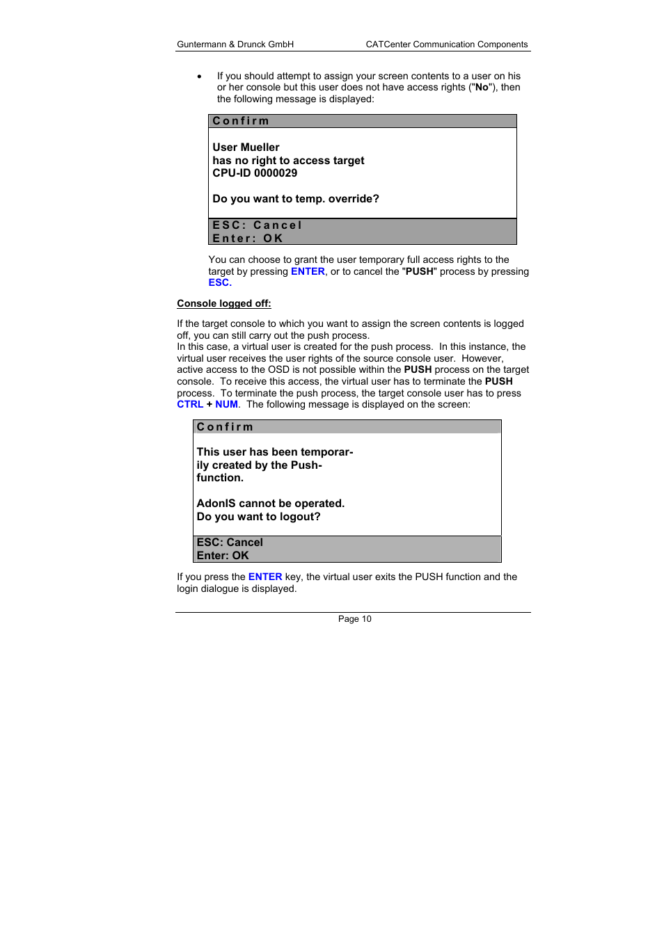 Guntermann & Drunck CATCenter X systems Communicaton modules User Manual | Page 10 / 36