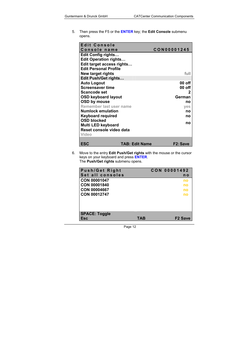 Guntermann & Drunck CATCenter X systems Communicaton modules User Manual | Page 12 / 36