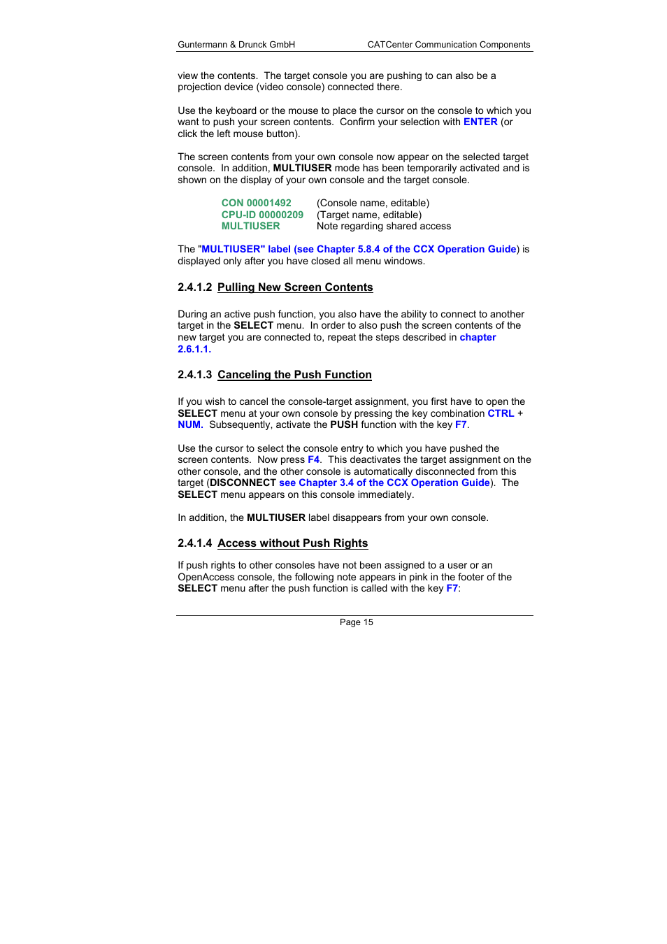 Guntermann & Drunck CATCenter X systems Communicaton modules User Manual | Page 15 / 36