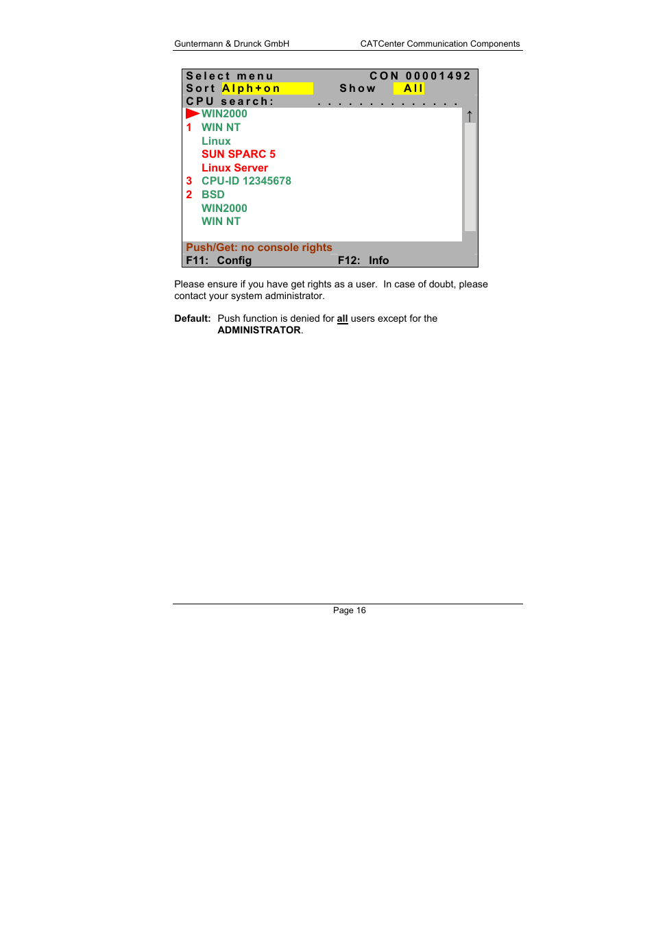 Guntermann & Drunck CATCenter X systems Communicaton modules User Manual | Page 16 / 36