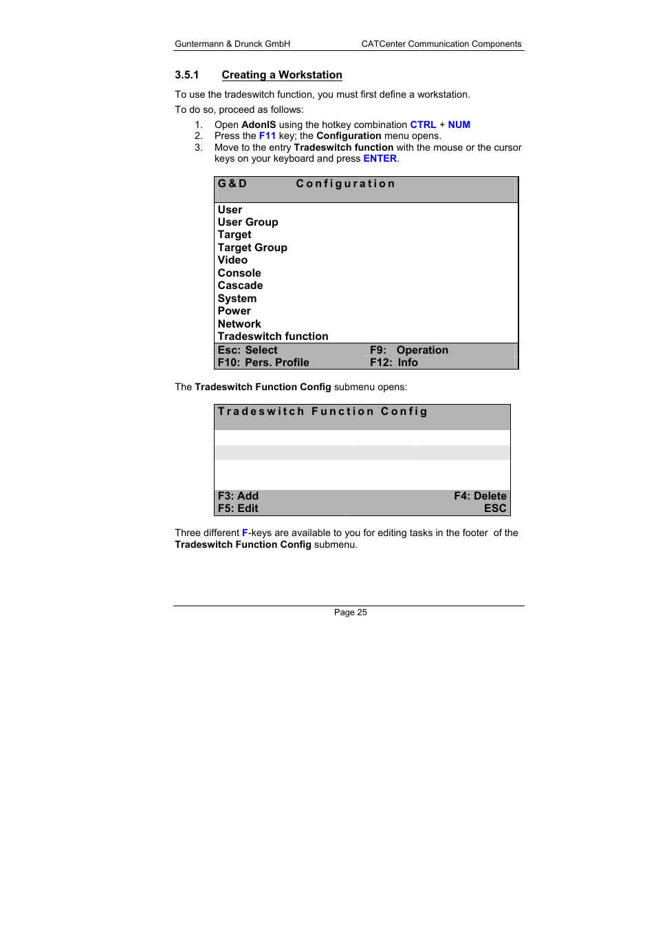 Guntermann & Drunck CATCenter X systems Communicaton modules User Manual | Page 25 / 36