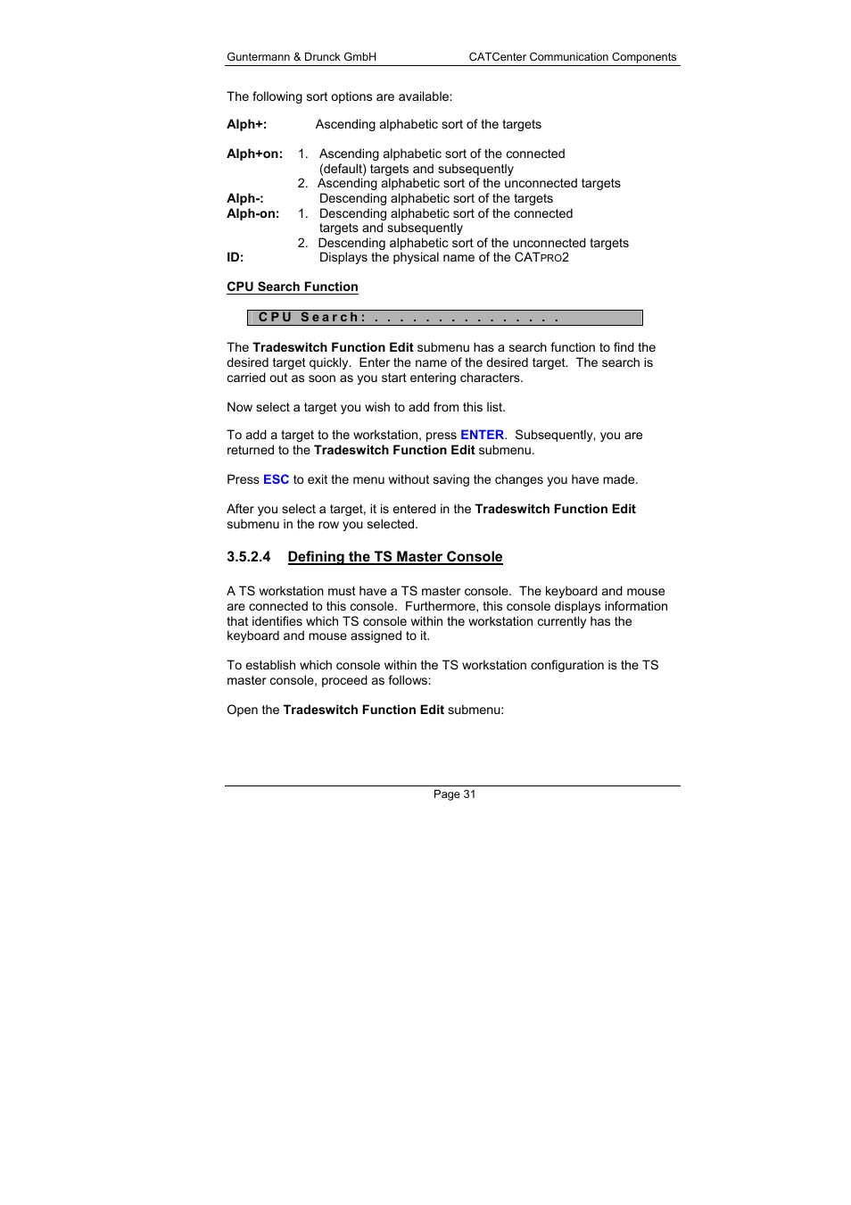 Guntermann & Drunck CATCenter X systems Communicaton modules User Manual | Page 31 / 36