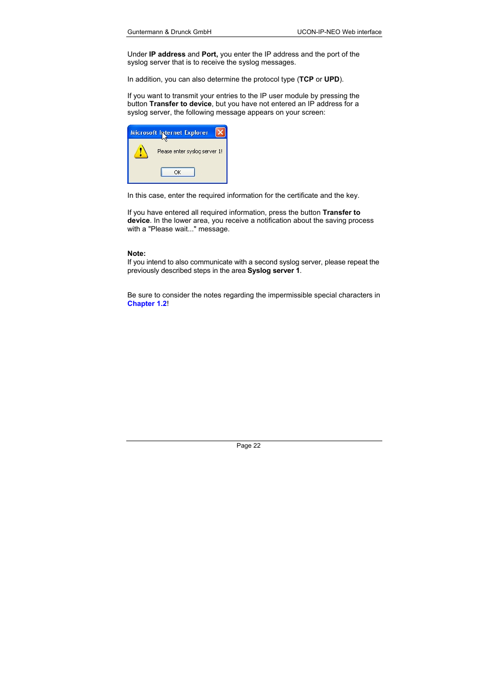 Guntermann & Drunck UCON-IP-NEO Web Interface User Manual | Page 22 / 48