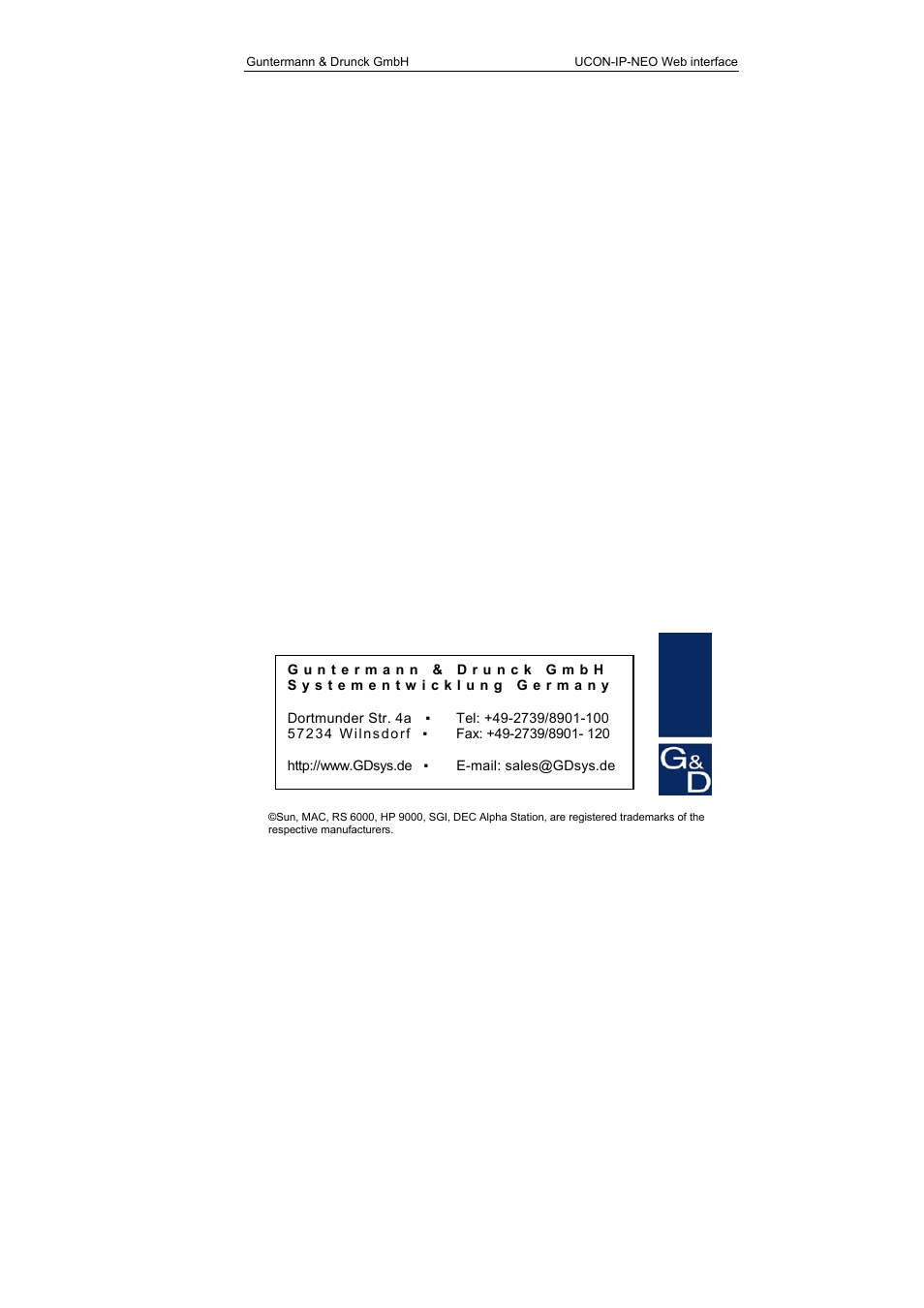 Guntermann & Drunck UCON-IP-NEO Web Interface User Manual | Page 48 / 48