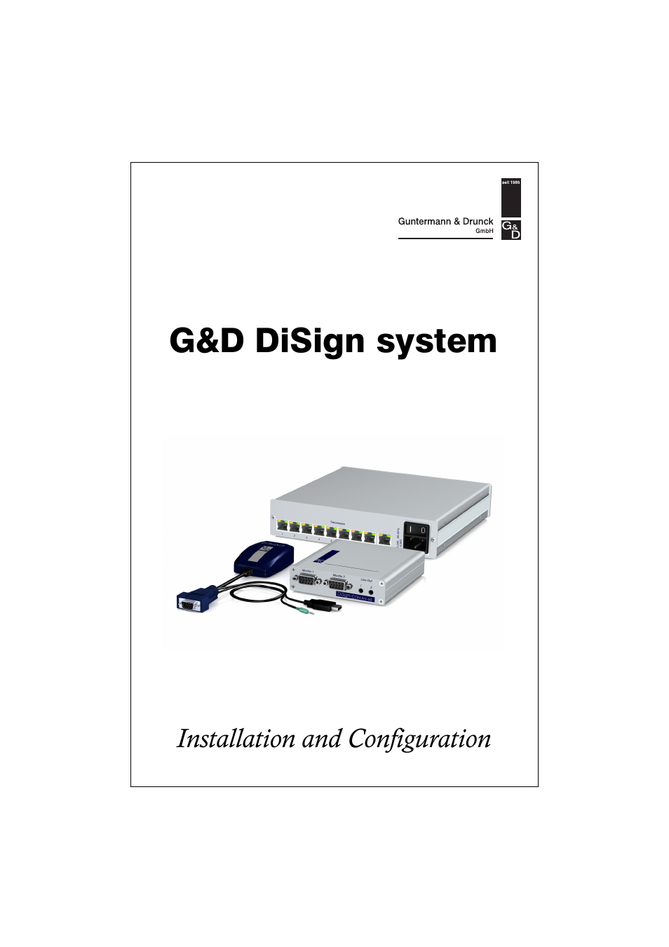 Guntermann & Drunck DiSign-System User Manual | 24 pages