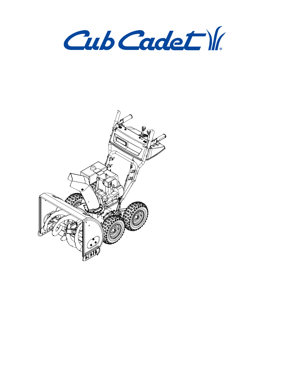 Cub Cadet 770-10538 31AH4Q3G100 User Manual | 28 pages