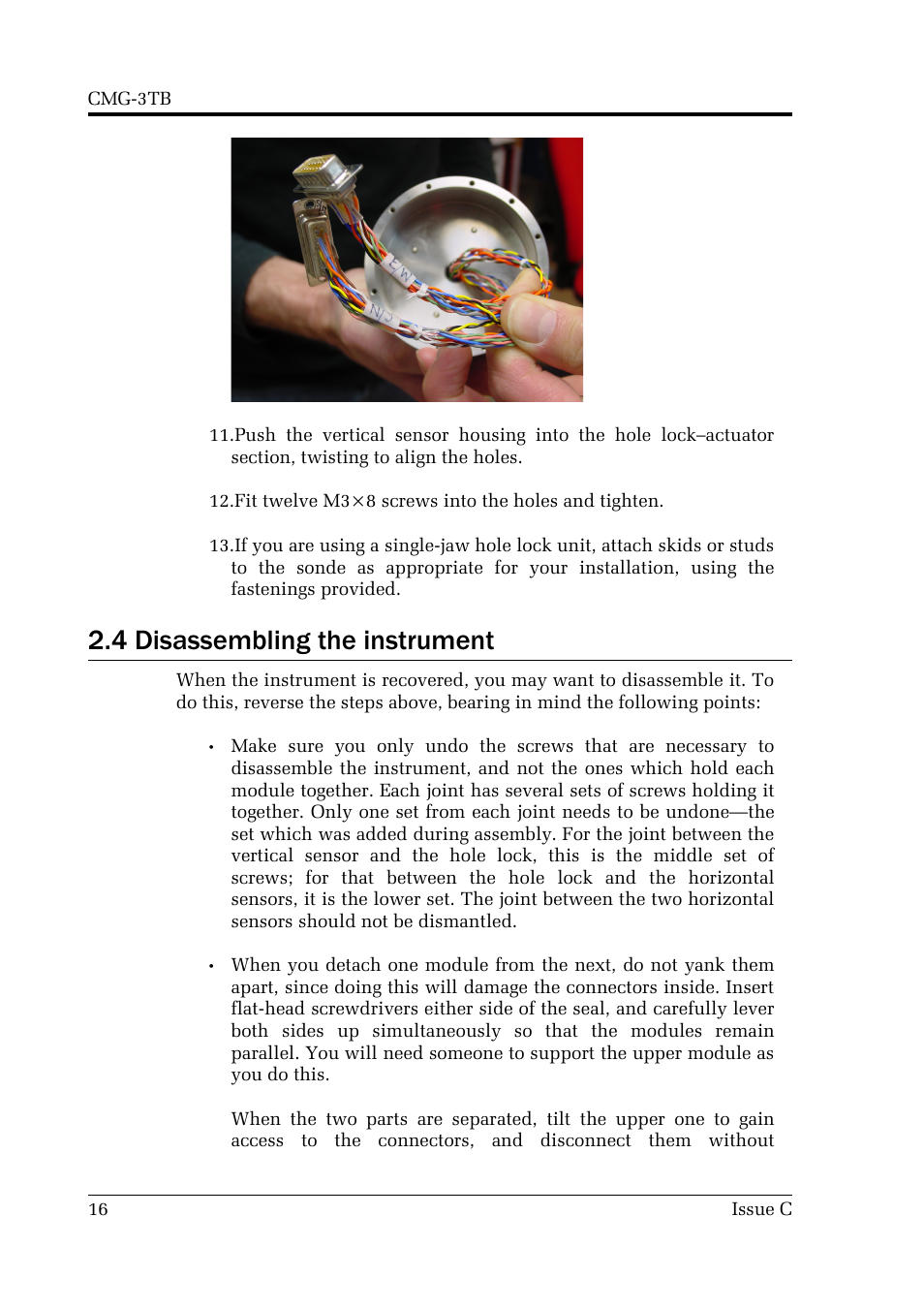 4 disassembling the instrument | Guralp Systems CMG-3TB User Manual | Page 16 / 78