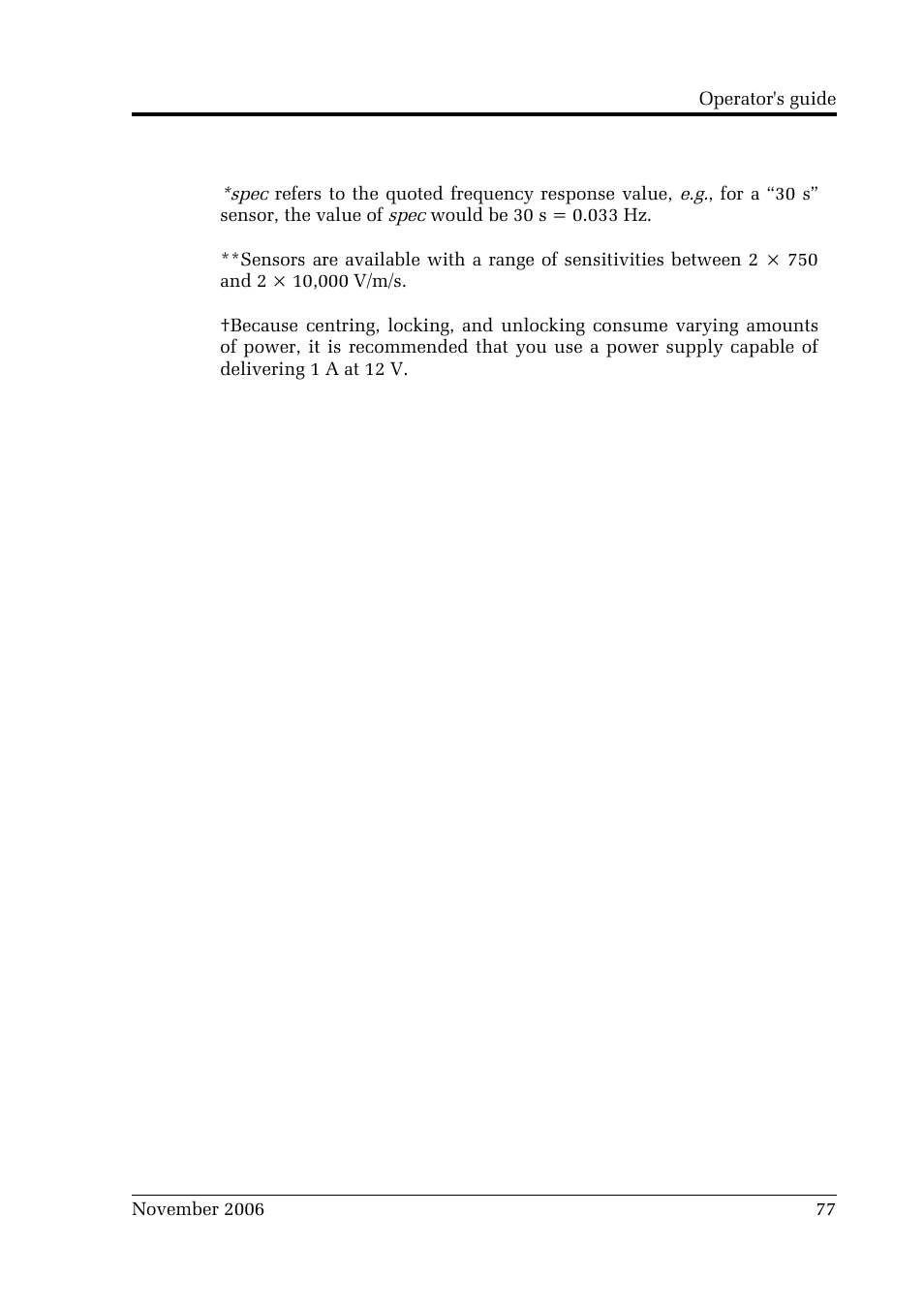 Guralp Systems CMG-3TB User Manual | Page 77 / 78