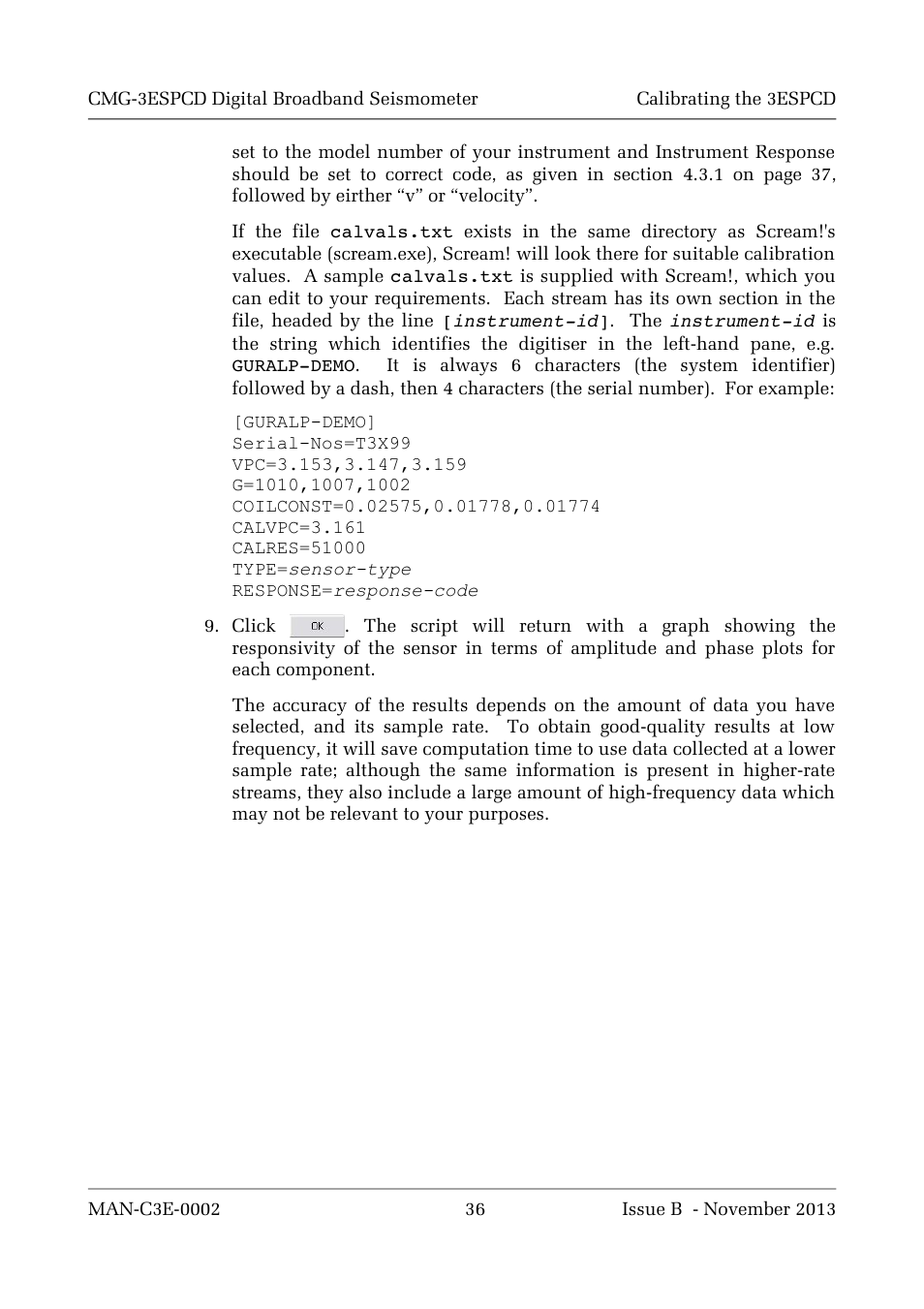 Guralp Systems CMG-3ESPCD User Manual | Page 36 / 98