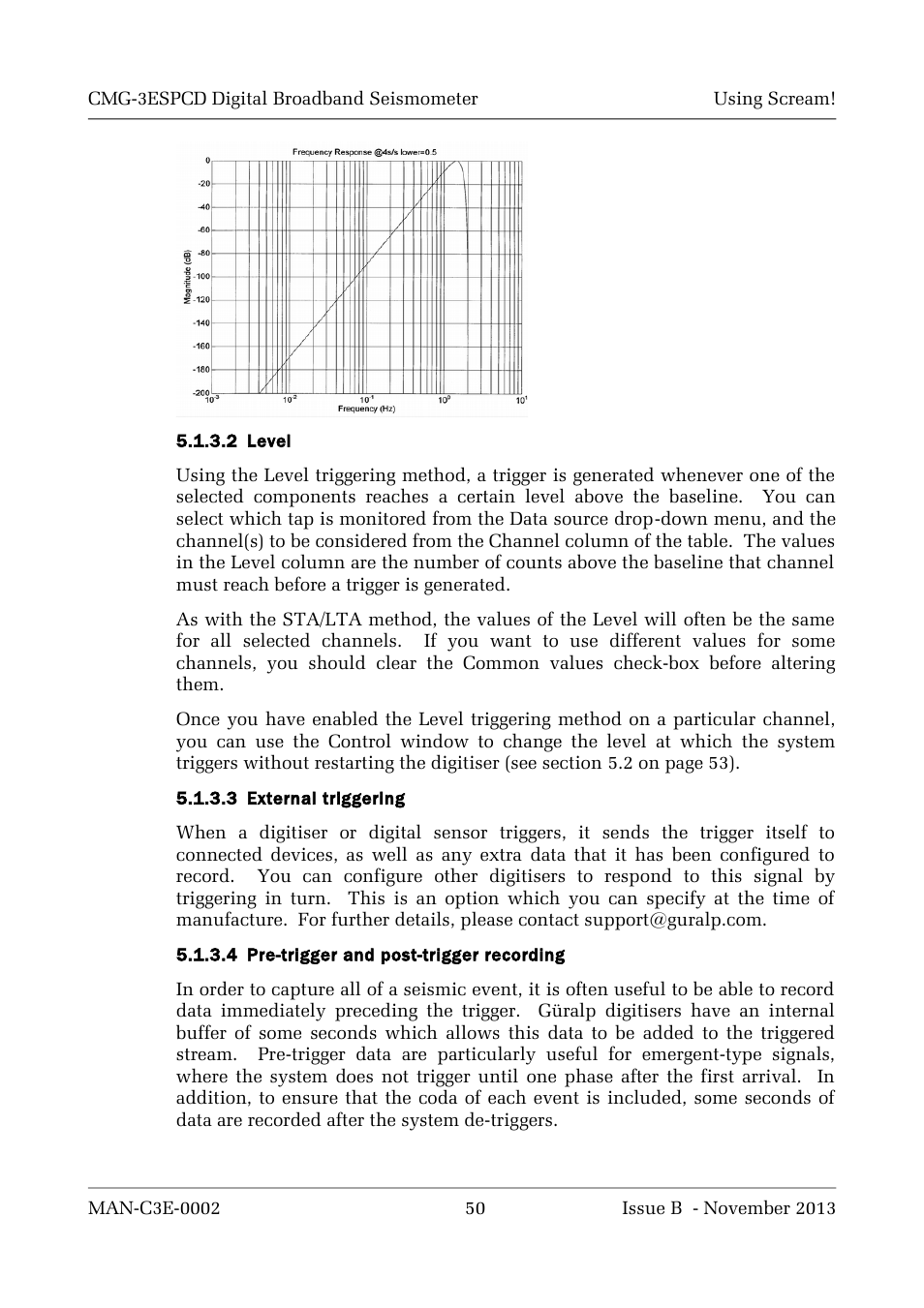 Guralp Systems CMG-3ESPCD User Manual | Page 50 / 98