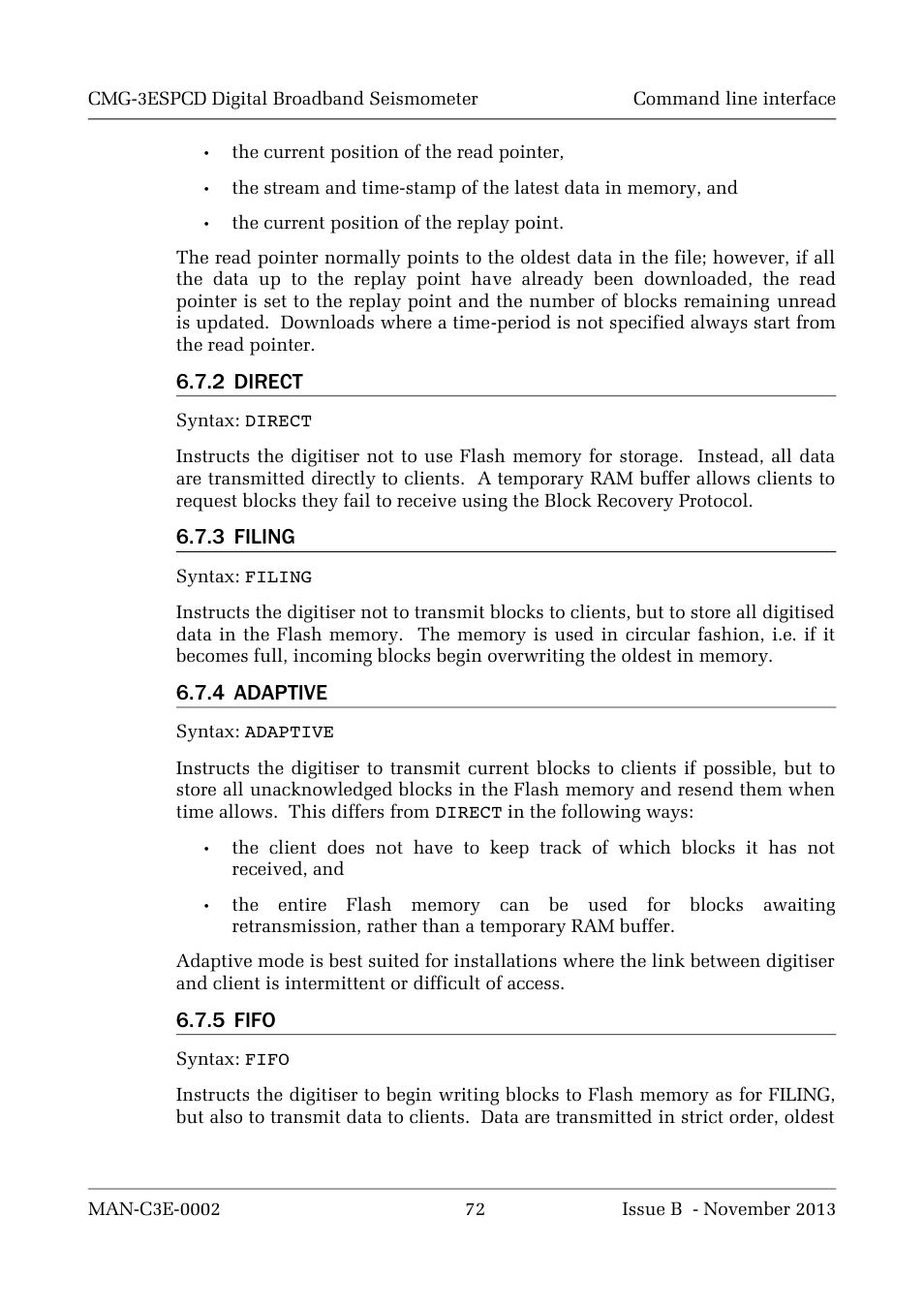 Guralp Systems CMG-3ESPCD User Manual | Page 72 / 98