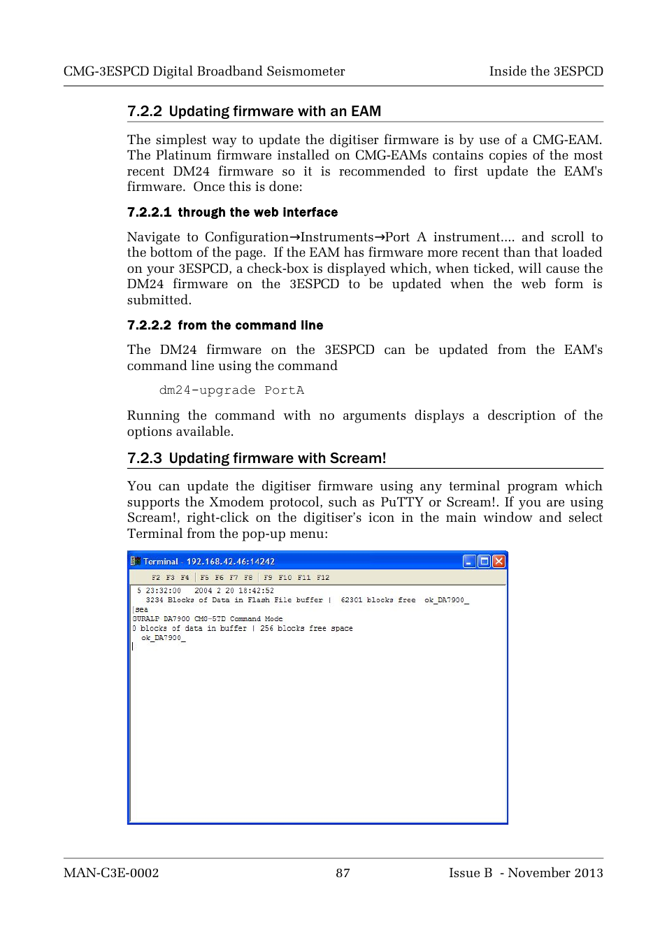 Guralp Systems CMG-3ESPCD User Manual | Page 87 / 98