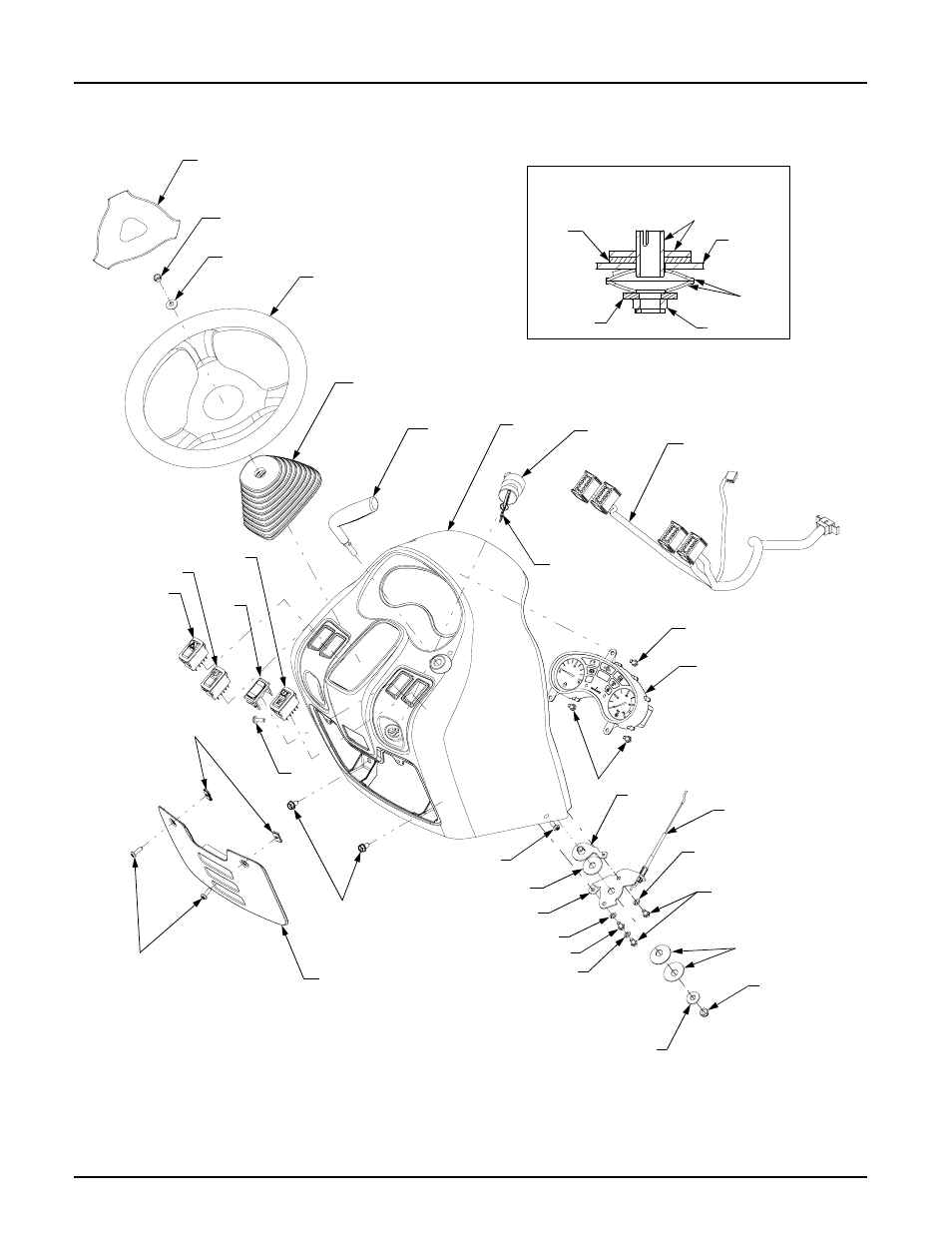 Dash panel and steering wheel | Cub Cadet SERIES 7000 7264 User Manual | Page 12 / 51