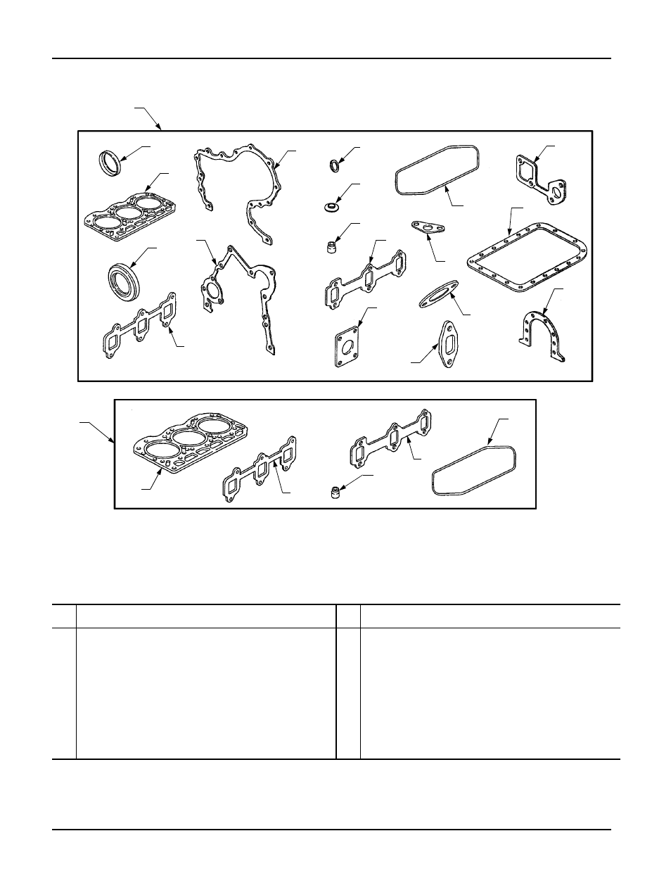 Gasket sets | Cub Cadet SERIES 7000 7264 User Manual | Page 39 / 51