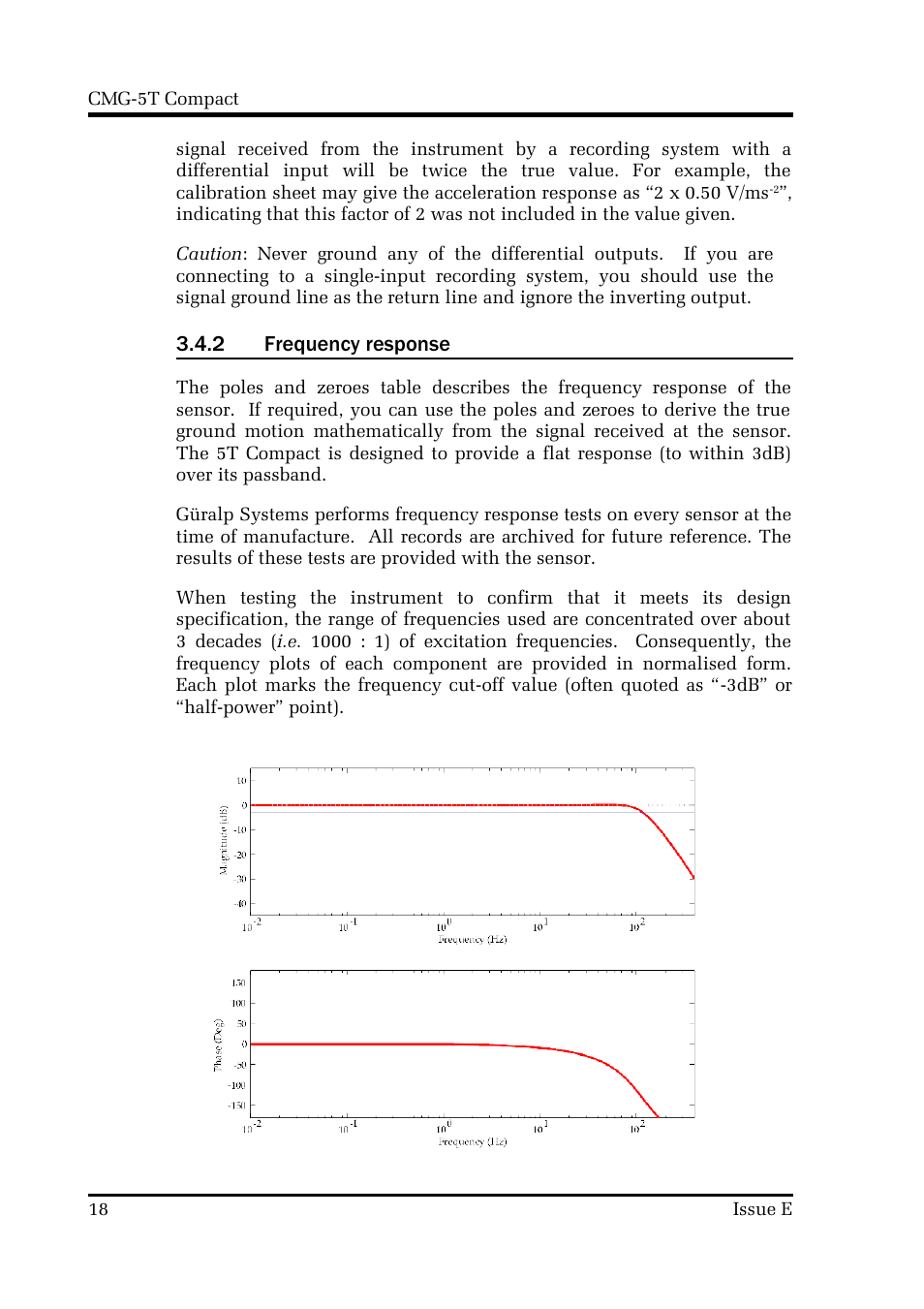 Guralp Systems CMG-5T Compact User Manual | Page 18 / 27