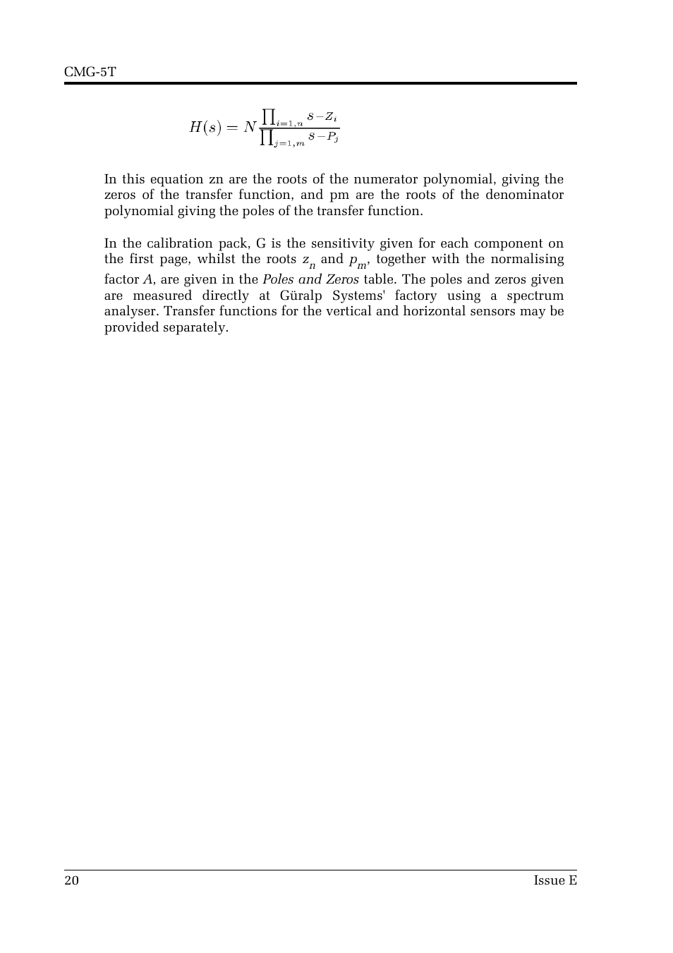 Guralp Systems CMG-5T User Manual | Page 20 / 25