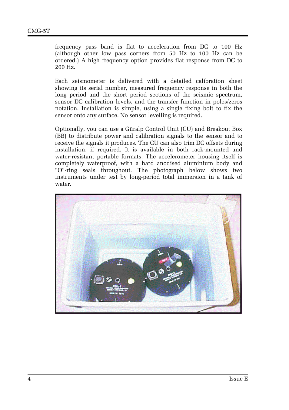 Guralp Systems CMG-5T User Manual | Page 4 / 25