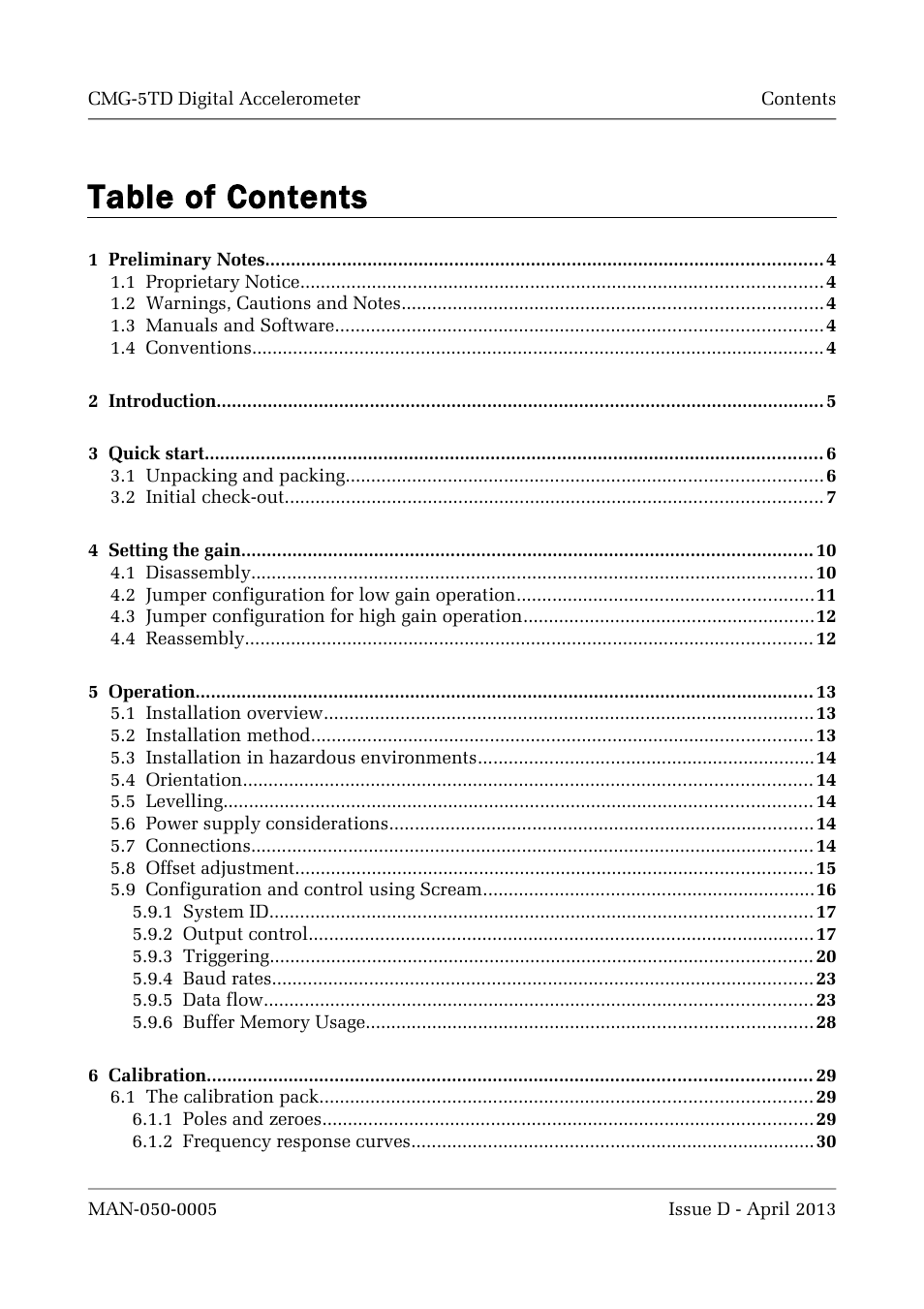 Guralp Systems CMG-5TD User Manual | Page 2 / 41