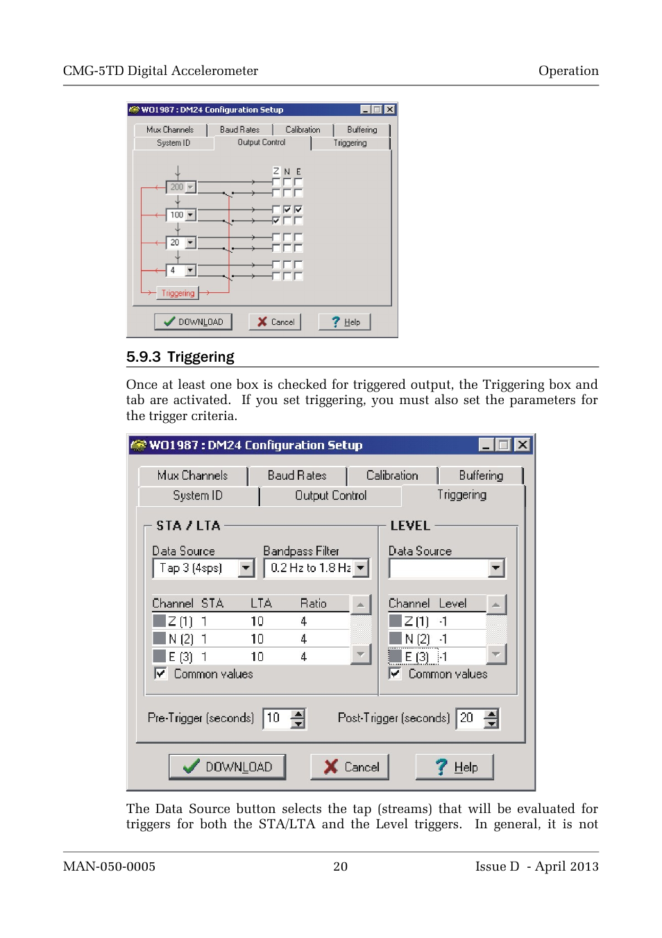 Guralp Systems CMG-5TD User Manual | Page 20 / 41