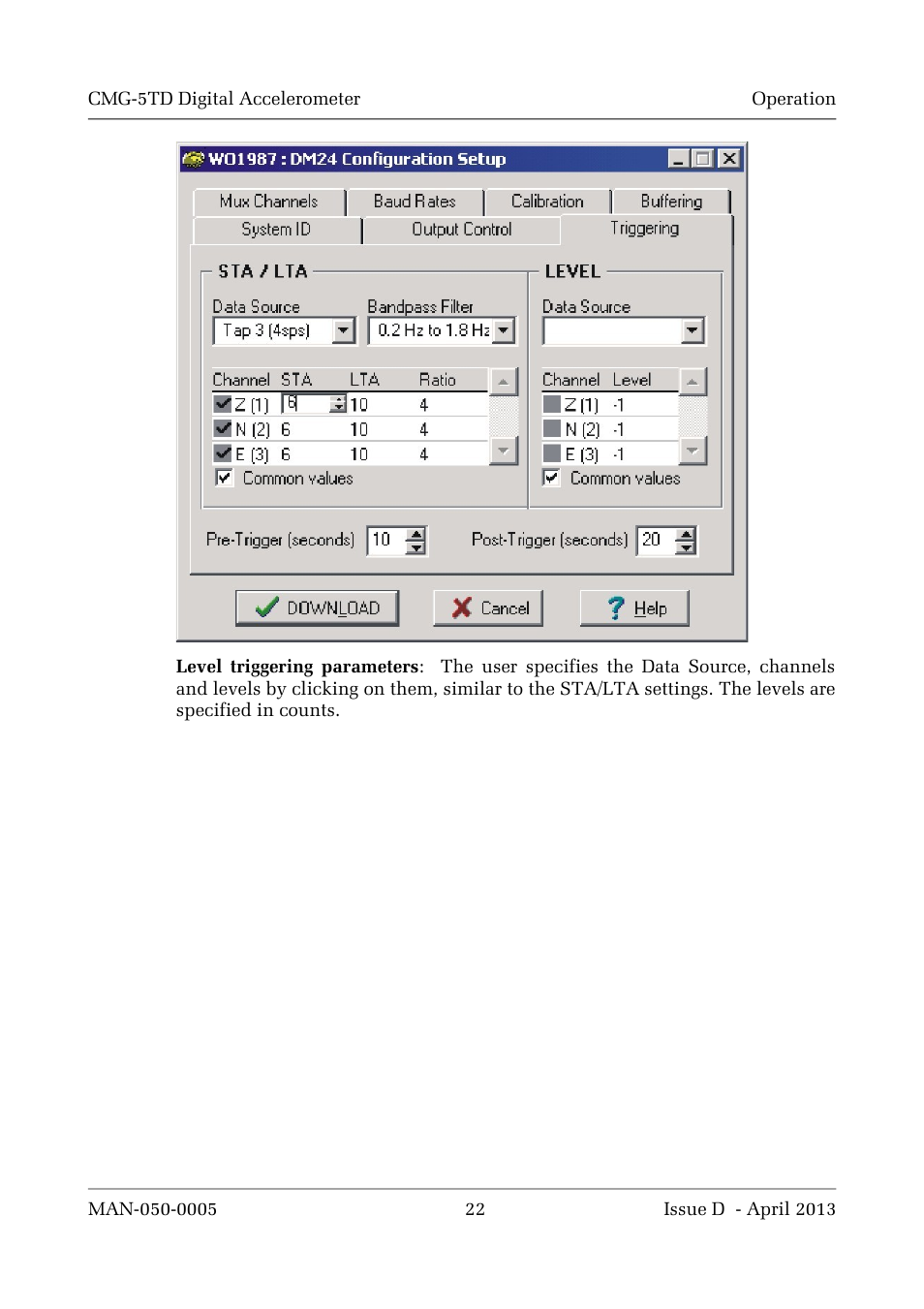 Guralp Systems CMG-5TD User Manual | Page 22 / 41