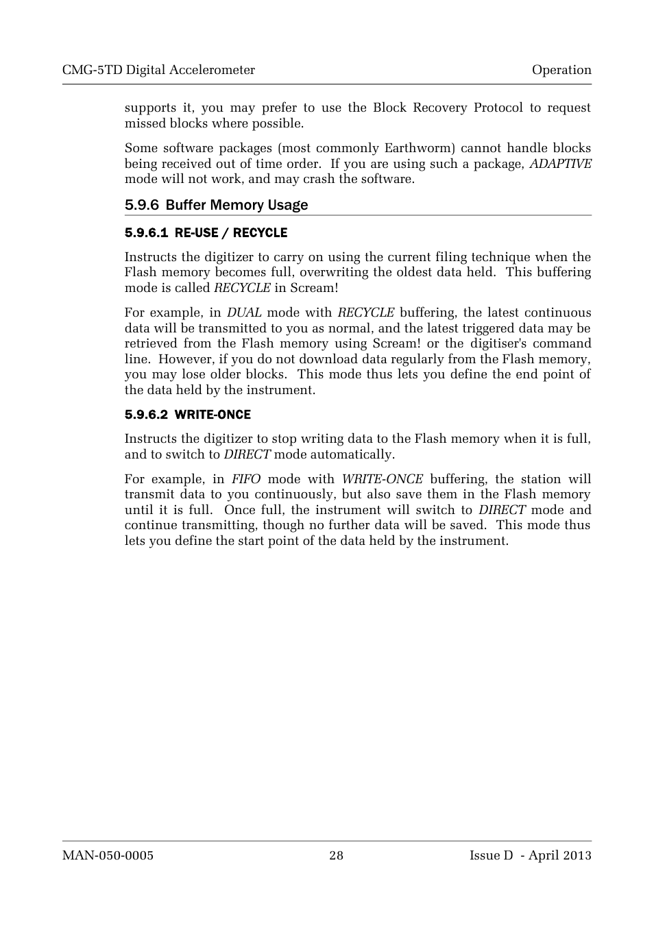 Guralp Systems CMG-5TD User Manual | Page 28 / 41