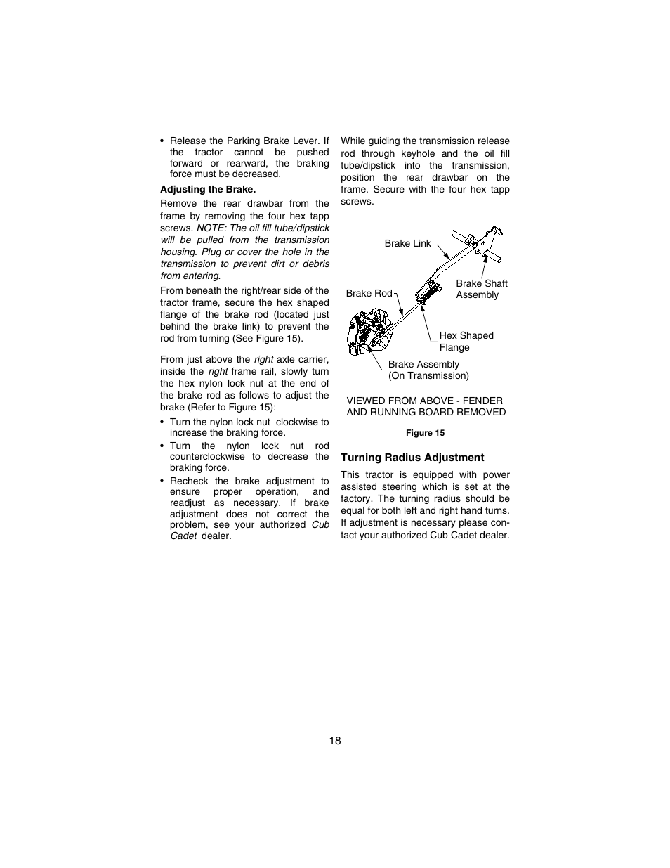 Cub Cadet 3184 User Manual | Page 18 / 56
