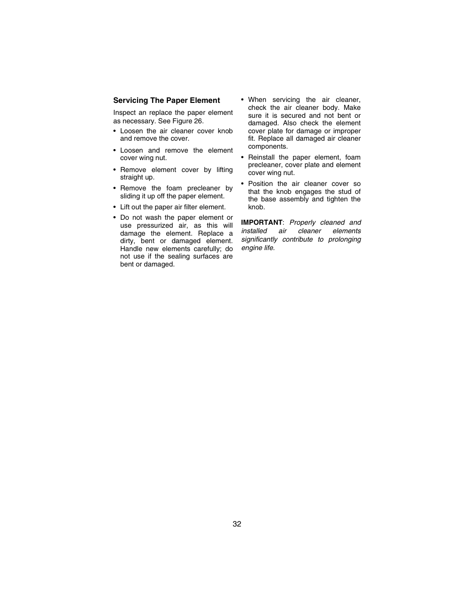 Cub Cadet 3184 User Manual | Page 32 / 56