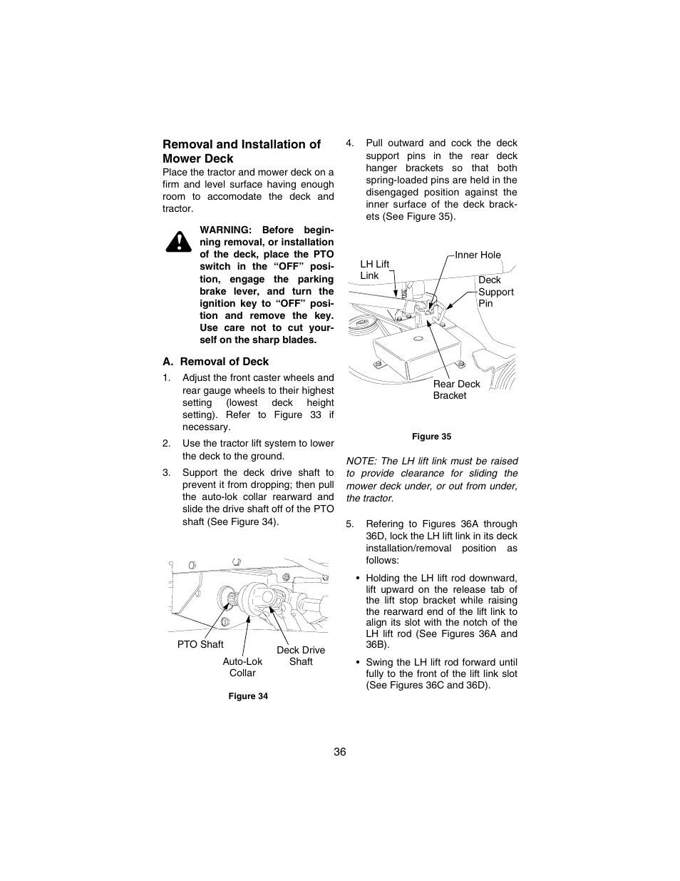 Cub Cadet 3184 User Manual | Page 36 / 56