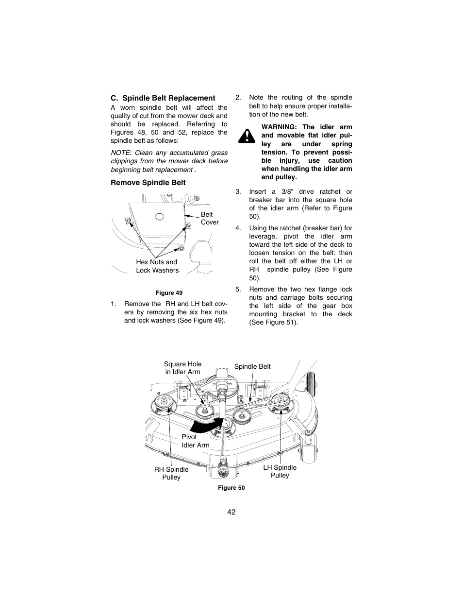 Cub Cadet 3184 User Manual | Page 42 / 56