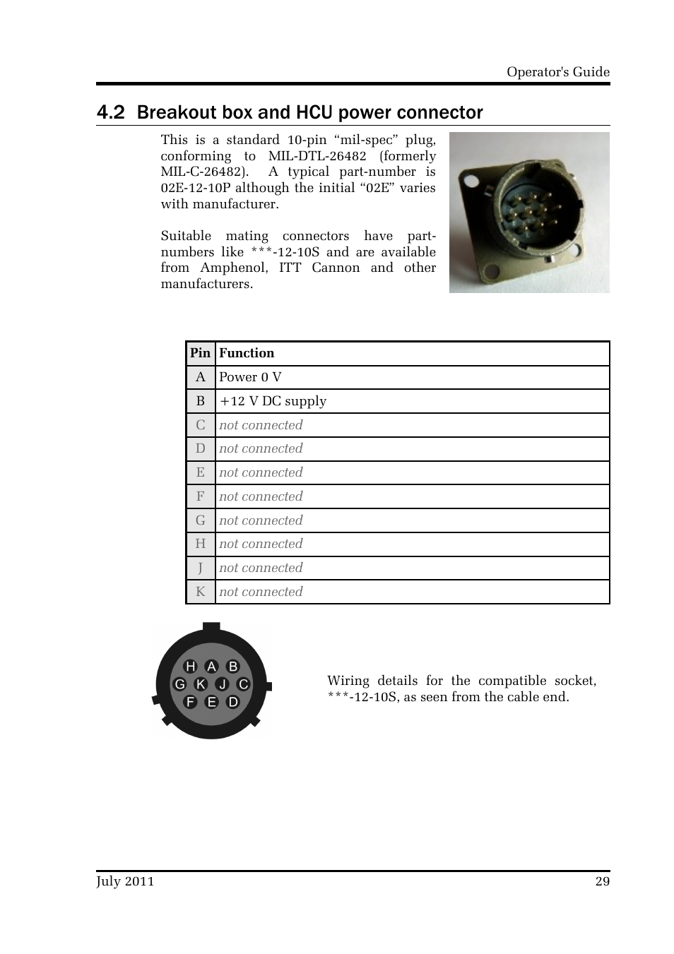 2 breakout box and hcu power connector | Guralp Systems CMG-6T User Manual | Page 29 / 31