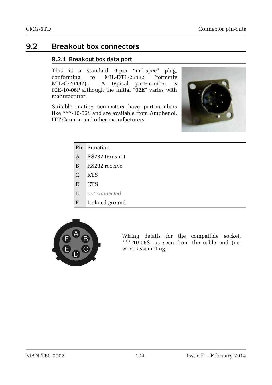 2 breakout box connectors | Guralp Systems CMG-6TD User Manual | Page 104 / 108