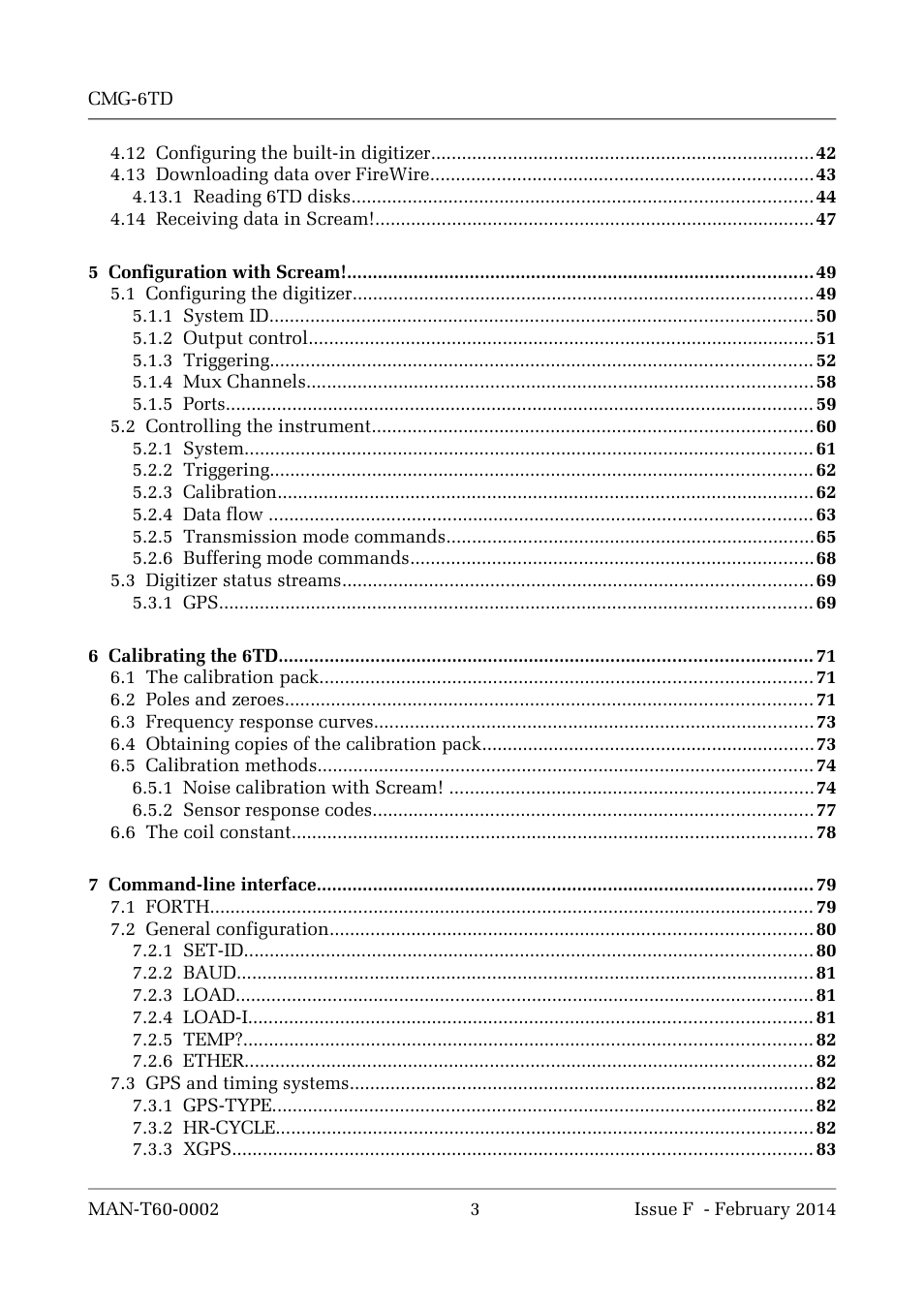 Guralp Systems CMG-6TD User Manual | Page 3 / 108
