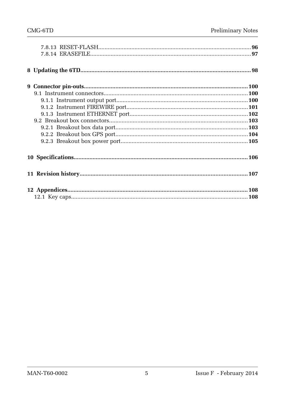 Guralp Systems CMG-6TD User Manual | Page 5 / 108