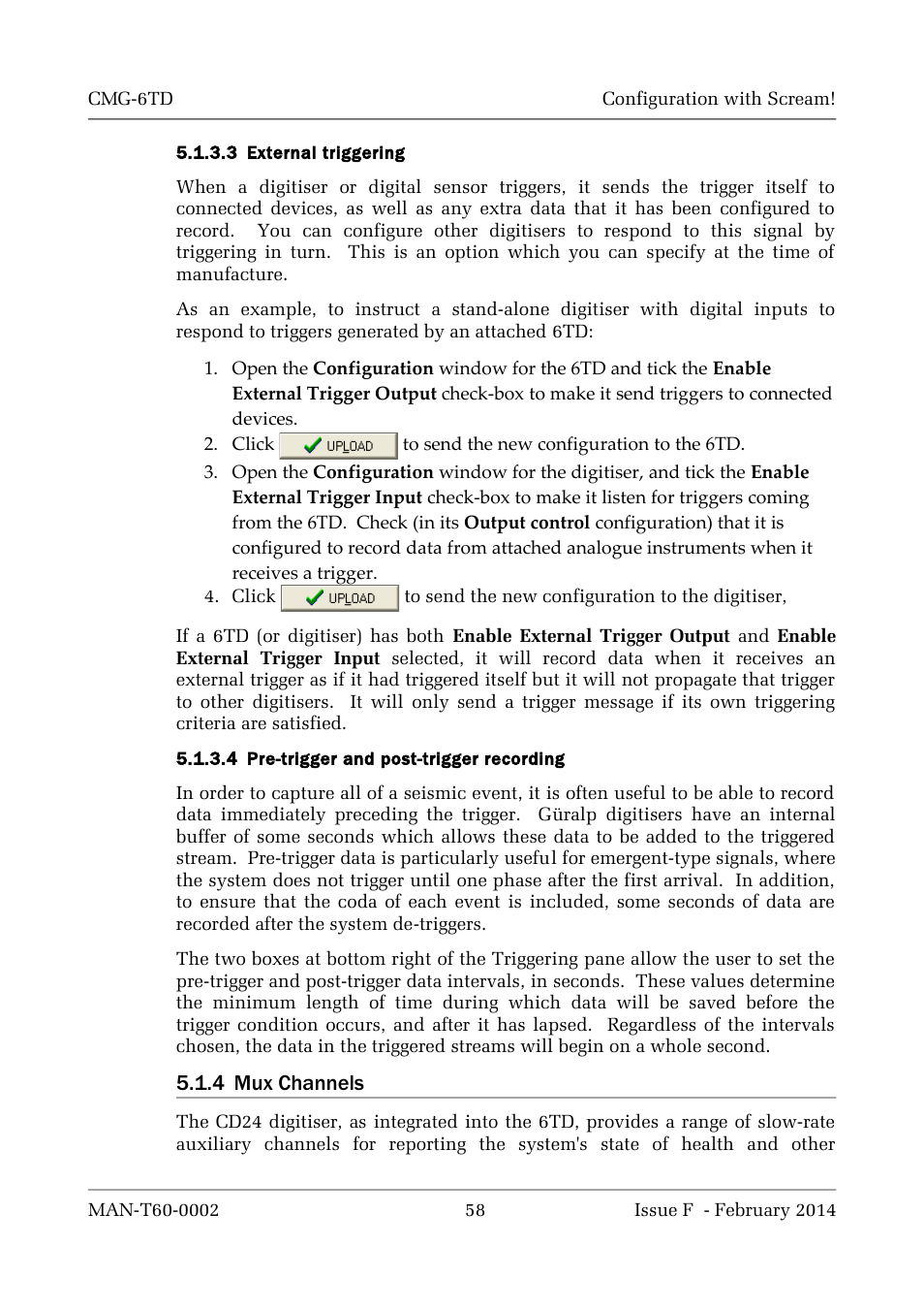 Guralp Systems CMG-6TD User Manual | Page 58 / 108