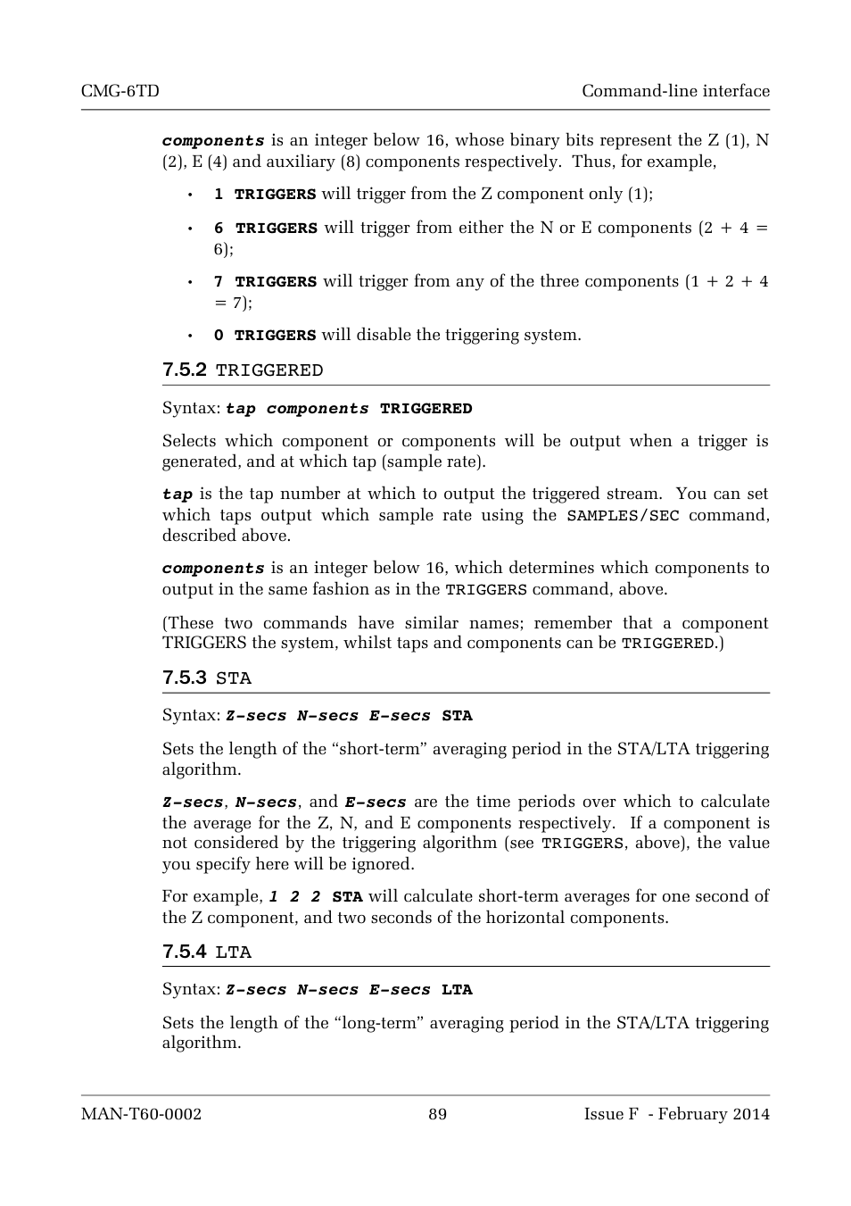 Guralp Systems CMG-6TD User Manual | Page 89 / 108
