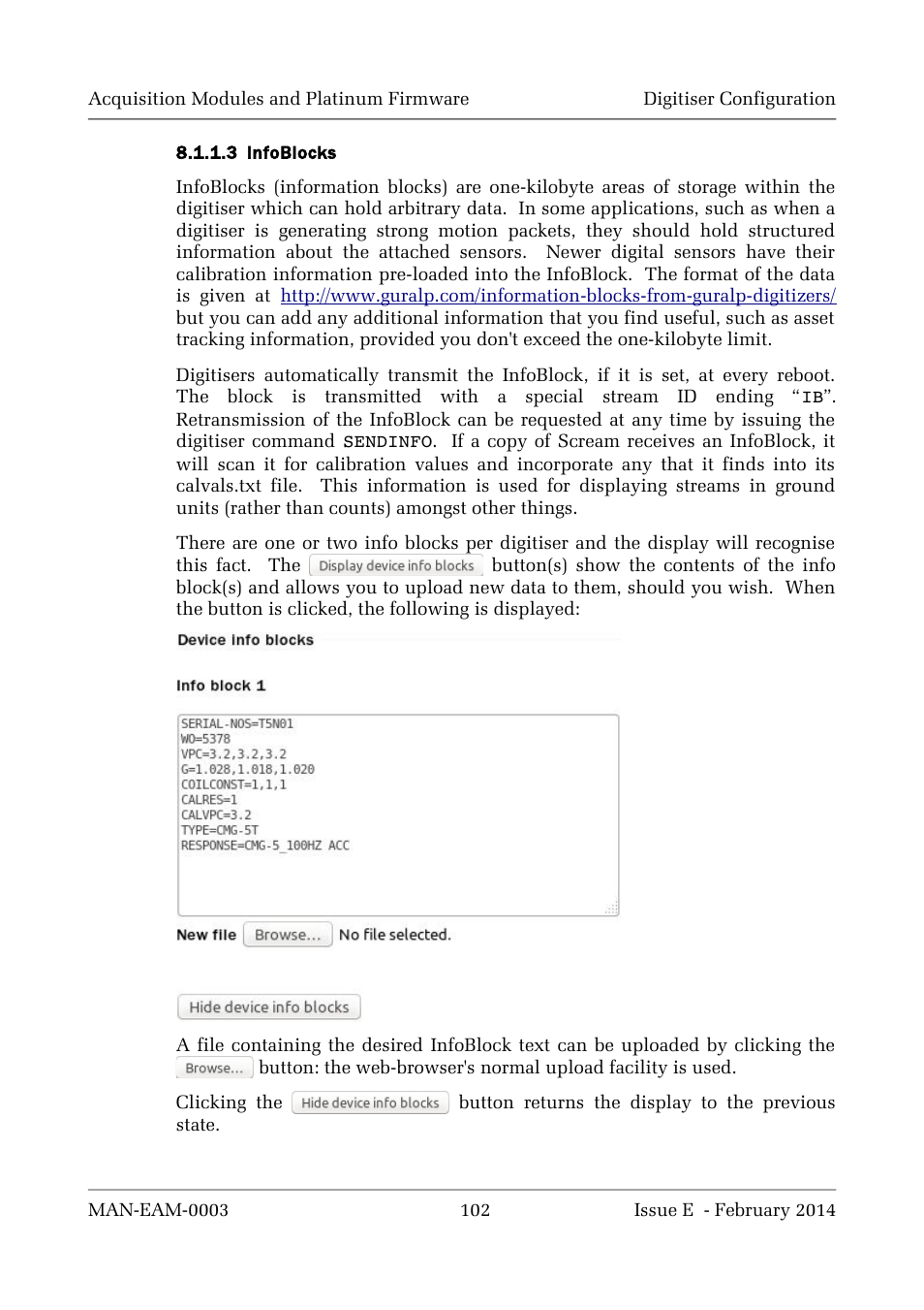 Guralp Systems CMG-DCM build <10,000 User Manual | Page 102 / 288