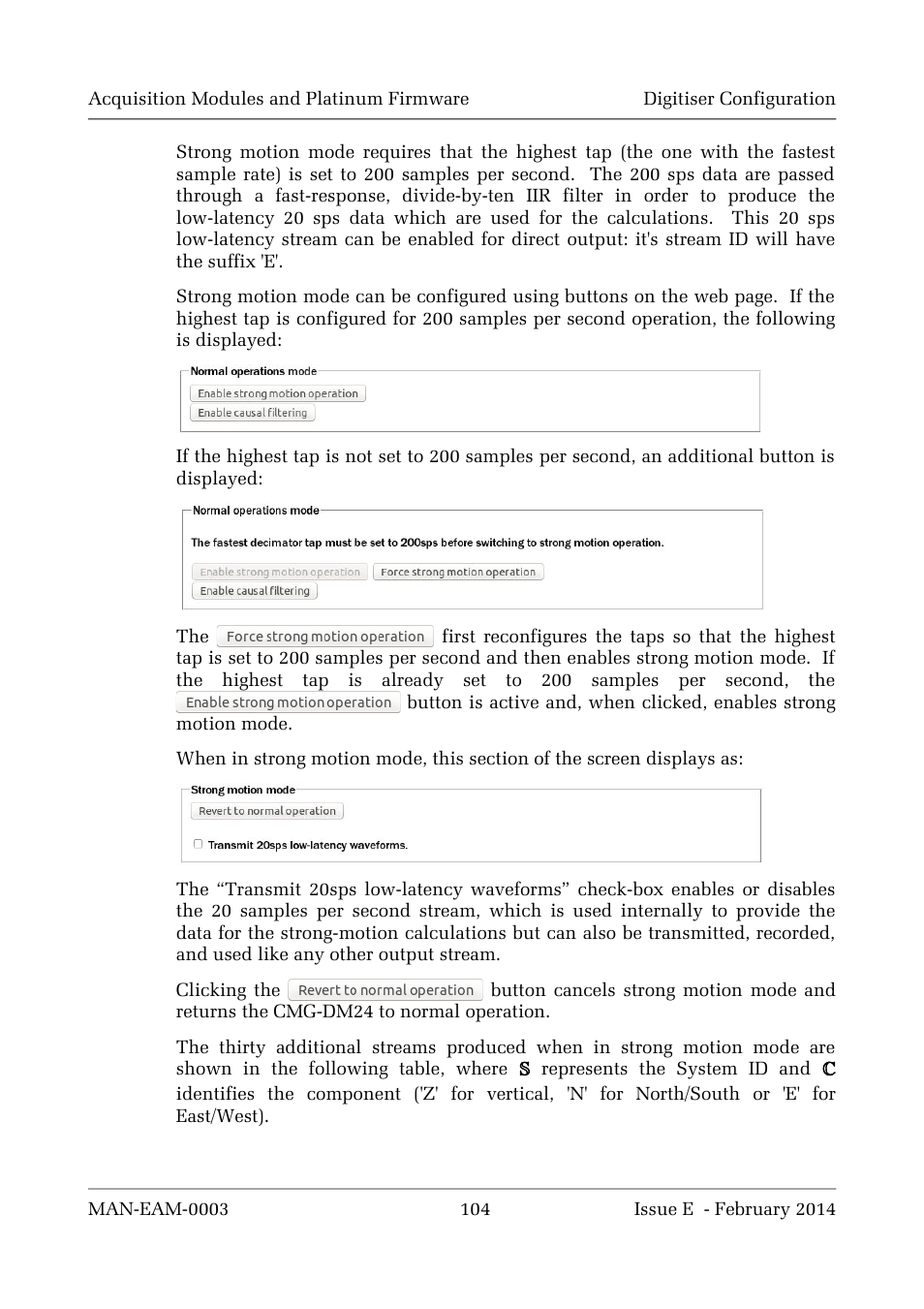 Guralp Systems CMG-DCM build <10,000 User Manual | Page 104 / 288